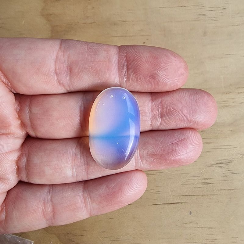 Opalite Cabochon / Pendant for jewelry making or diy craft projects 6.6gr