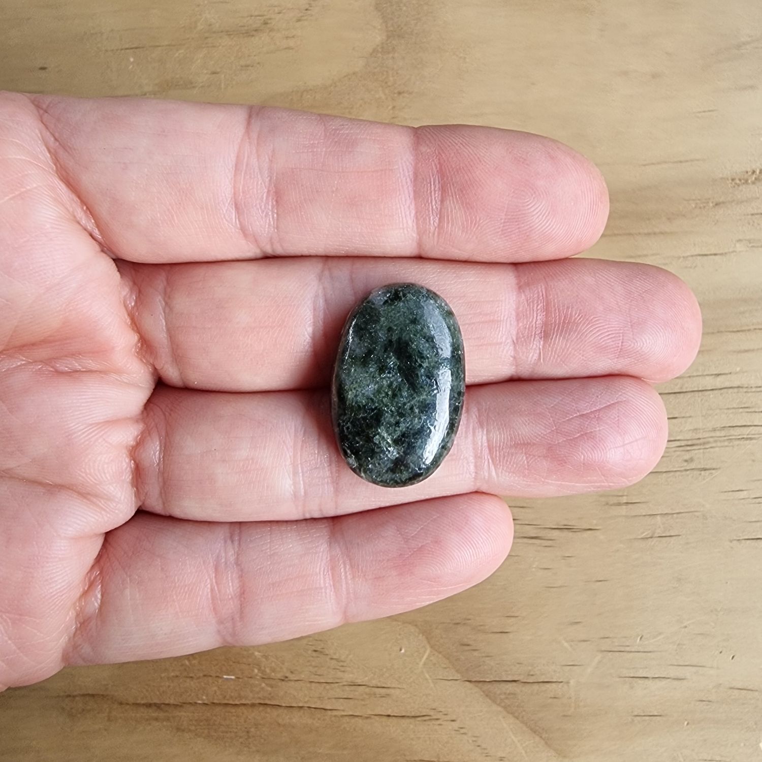 Indian Seraphinite Cabochon / Pendant for jewelry making or diy craft projects 5.2gr