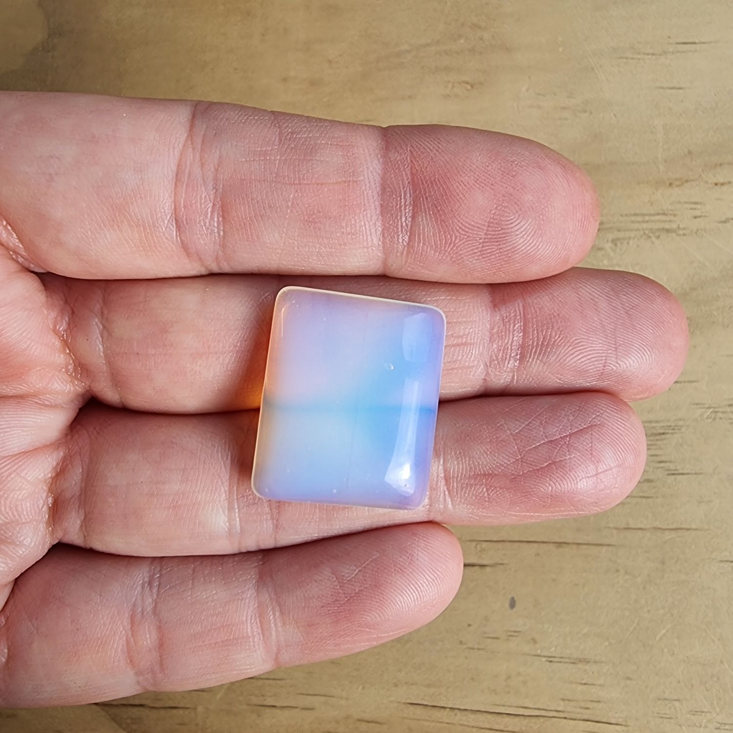 Opalite Cabochon / Pendant for jewelry making or diy craft projects 6gr
