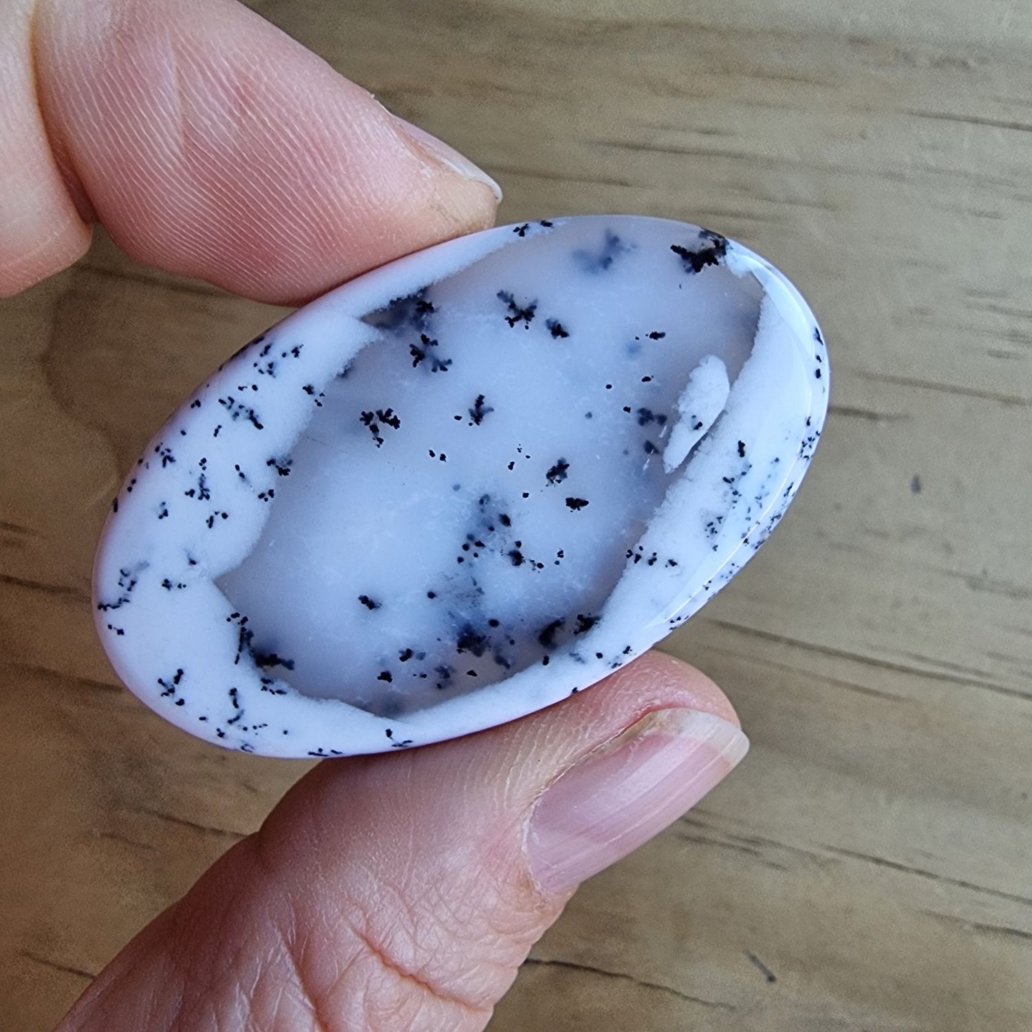 Dendrite Agate Cabochon / Pendant for jewelry making or diy craft projects 14.6gr