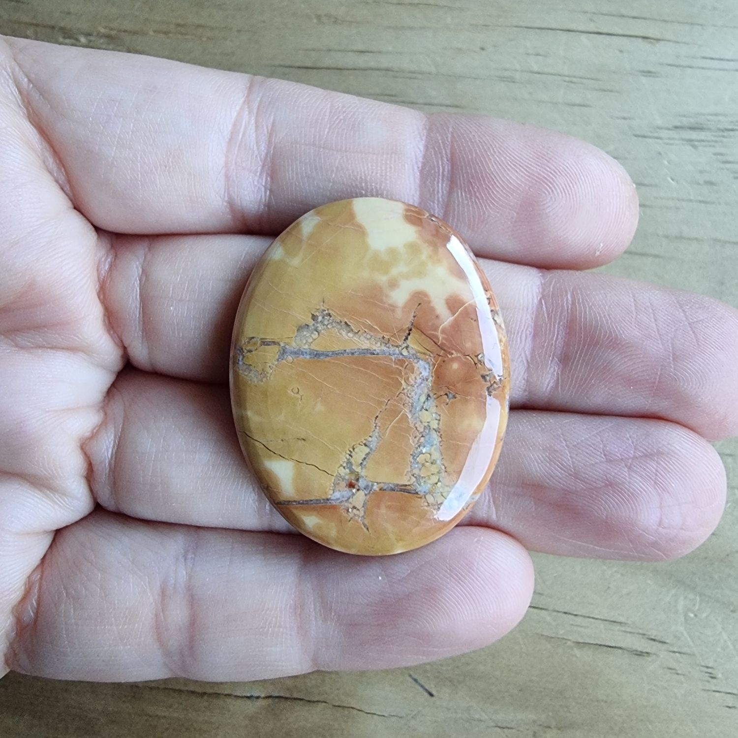 Malingano Jasper Cabochon / Pendant for jewelry making or diy craft projects 15.1gr