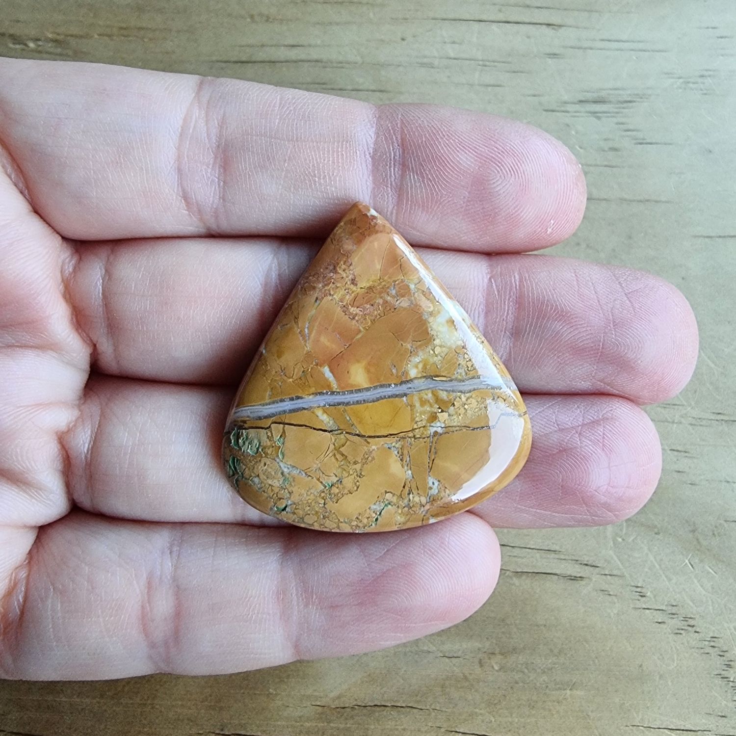 Malingano Jasper Cabochon / Pendant for jewelry making or diy craft projects 13.1gr