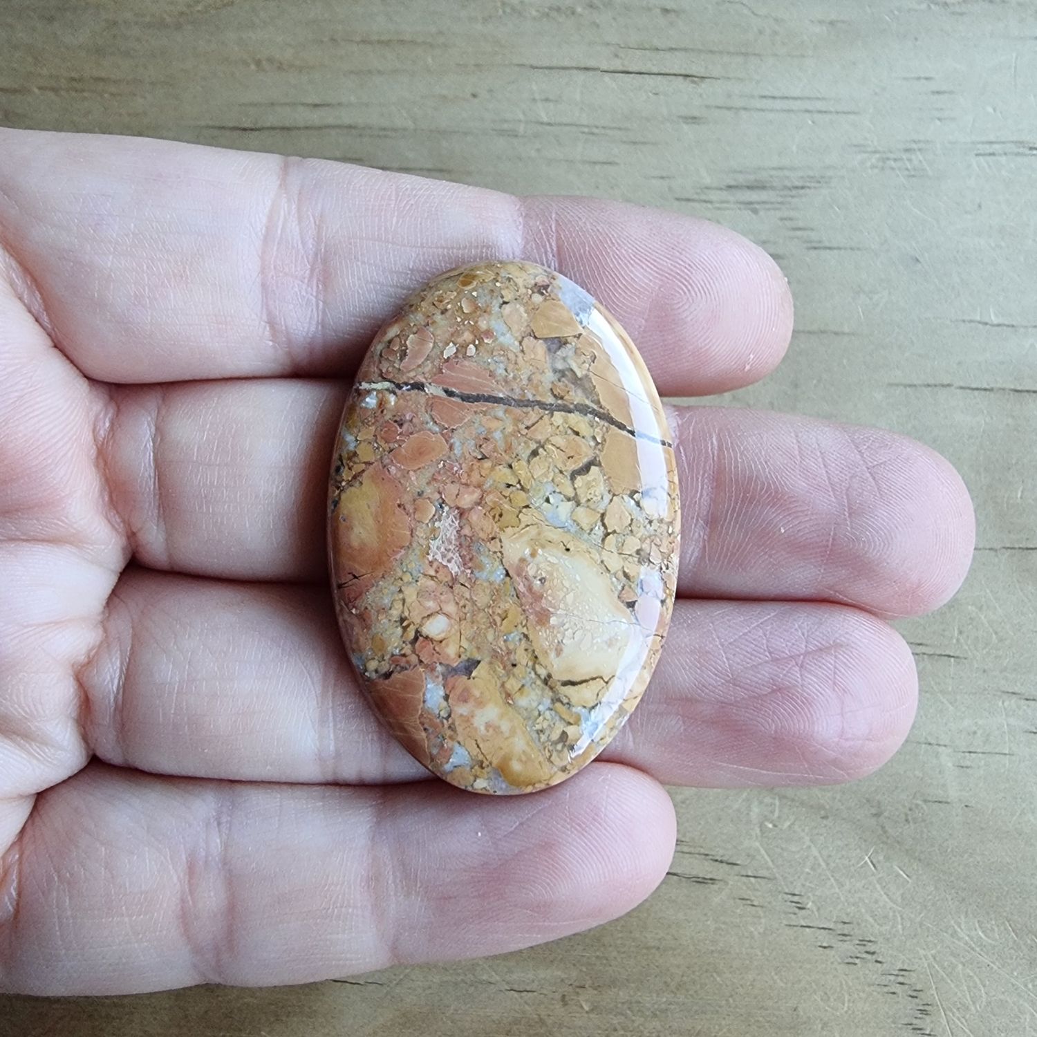 Malingano Jasper Cabochon / Pendant for jewelry making or diy craft projects 15.5gr