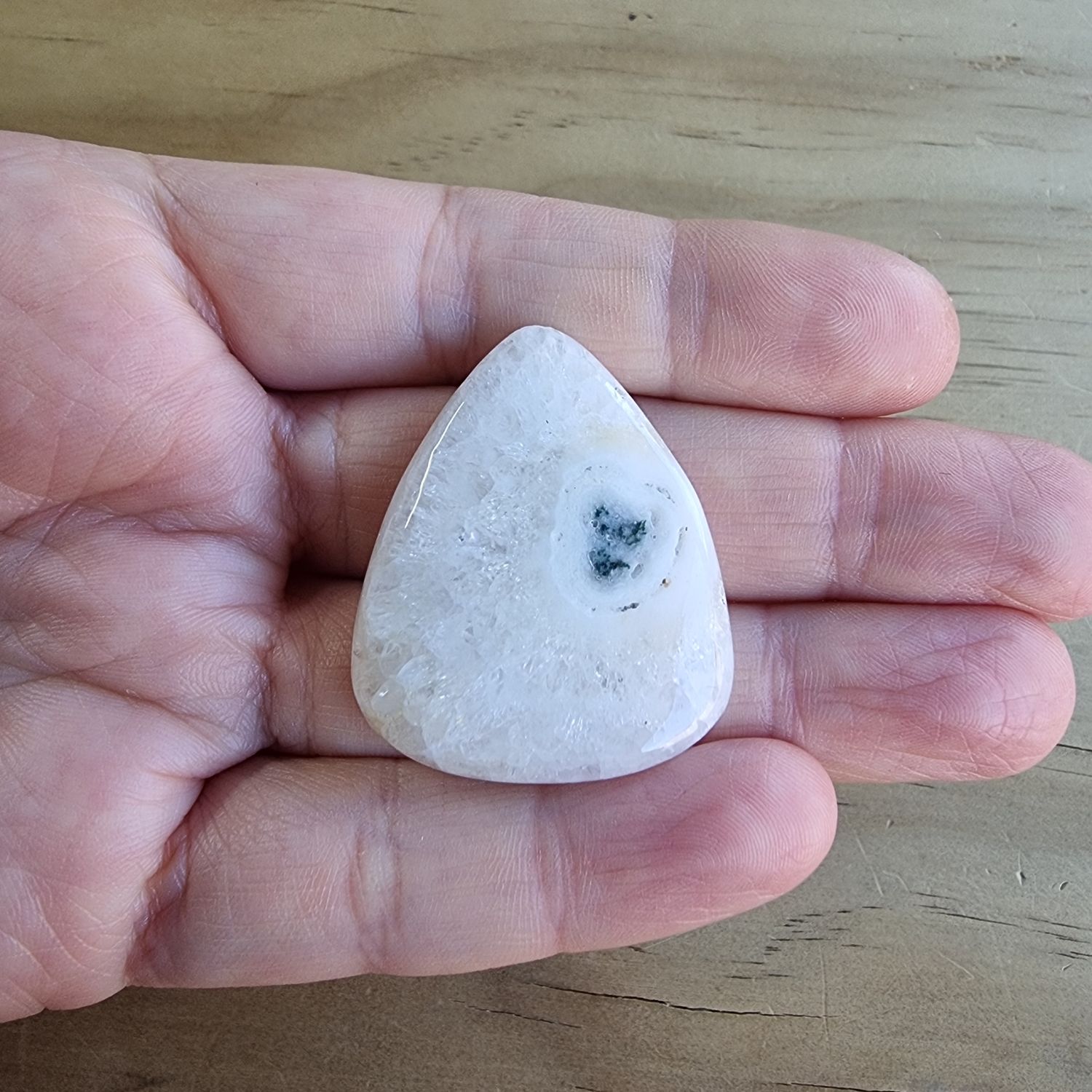 Solar Quartz Cabochon / Pendant for jewelry making or diy craft projects 14gr