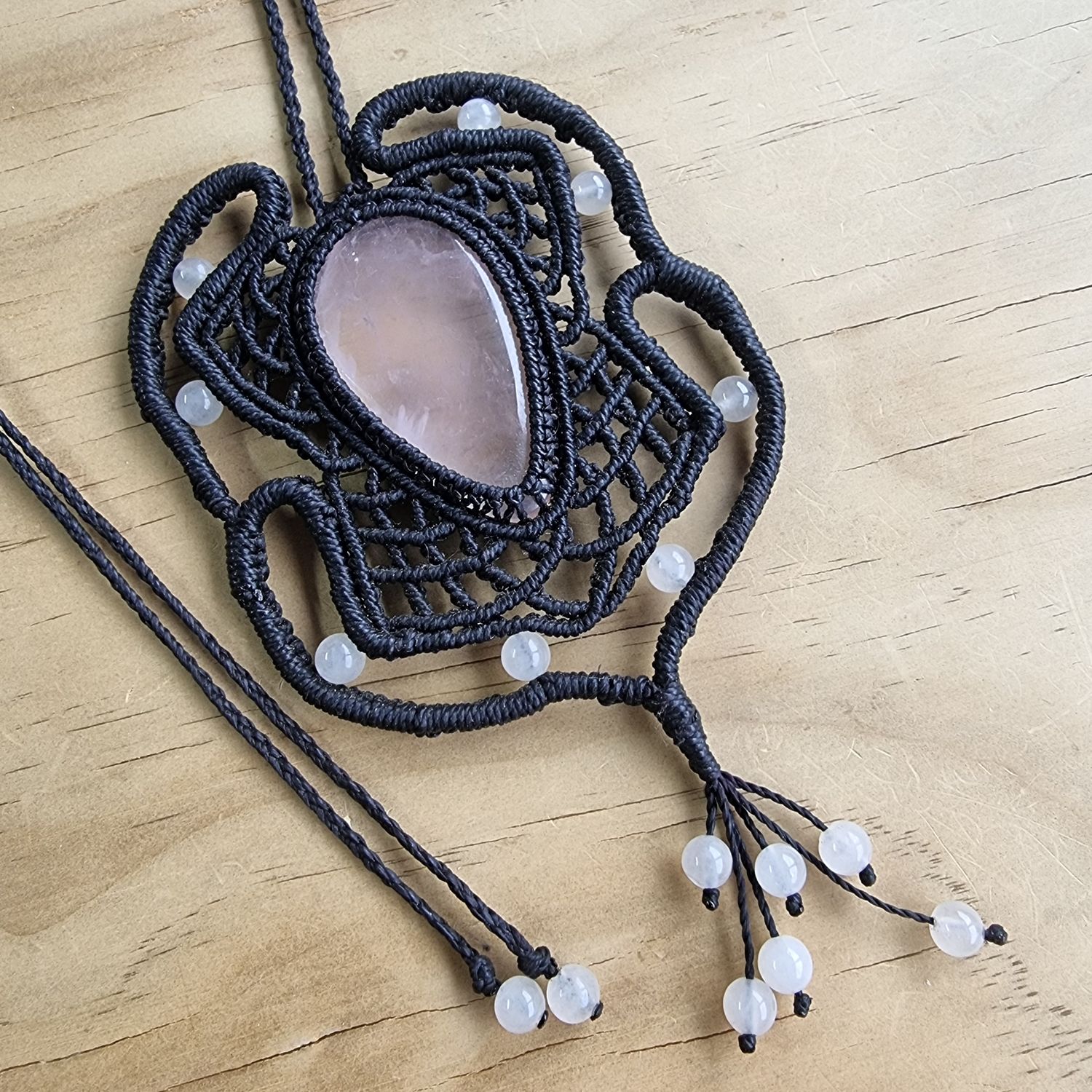 Rose Quartz Talisman – Heart Healing &amp; Shadow Strength