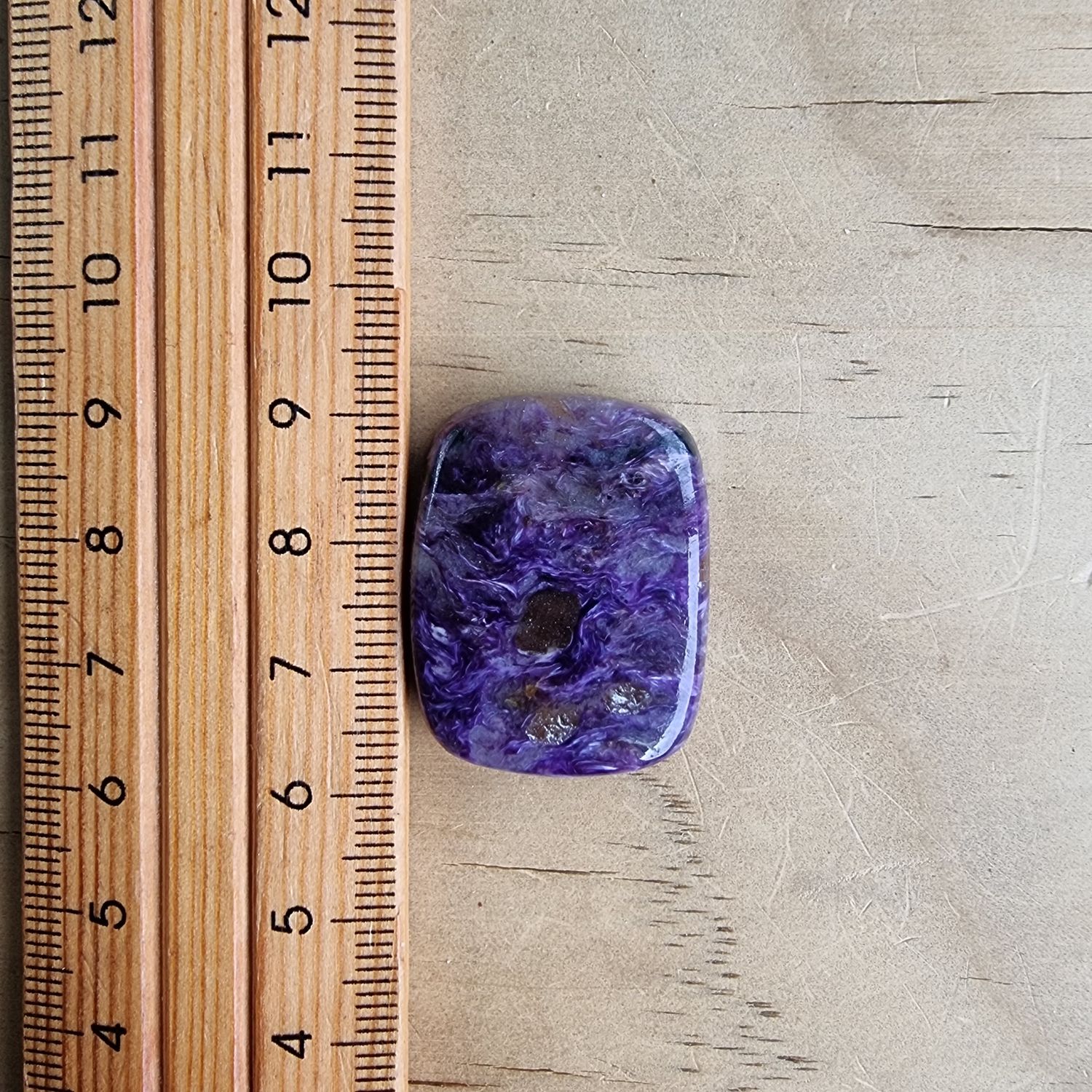 Charoite Cabochon / Pendant for jewelry making or diy craft projects 10.1gr