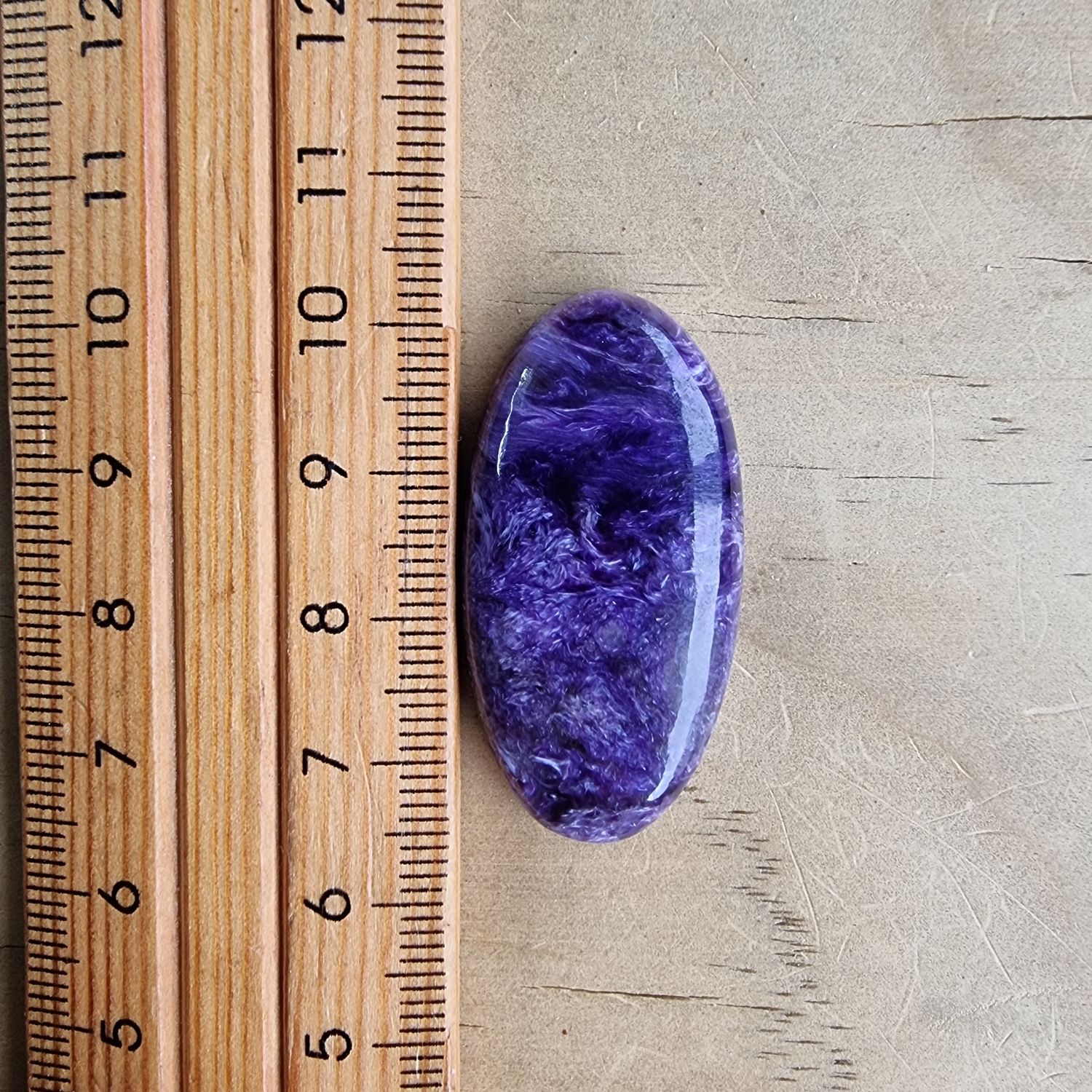 Charoite Cabochon / Pendant for jewelry making or diy craft projects 9.2gr