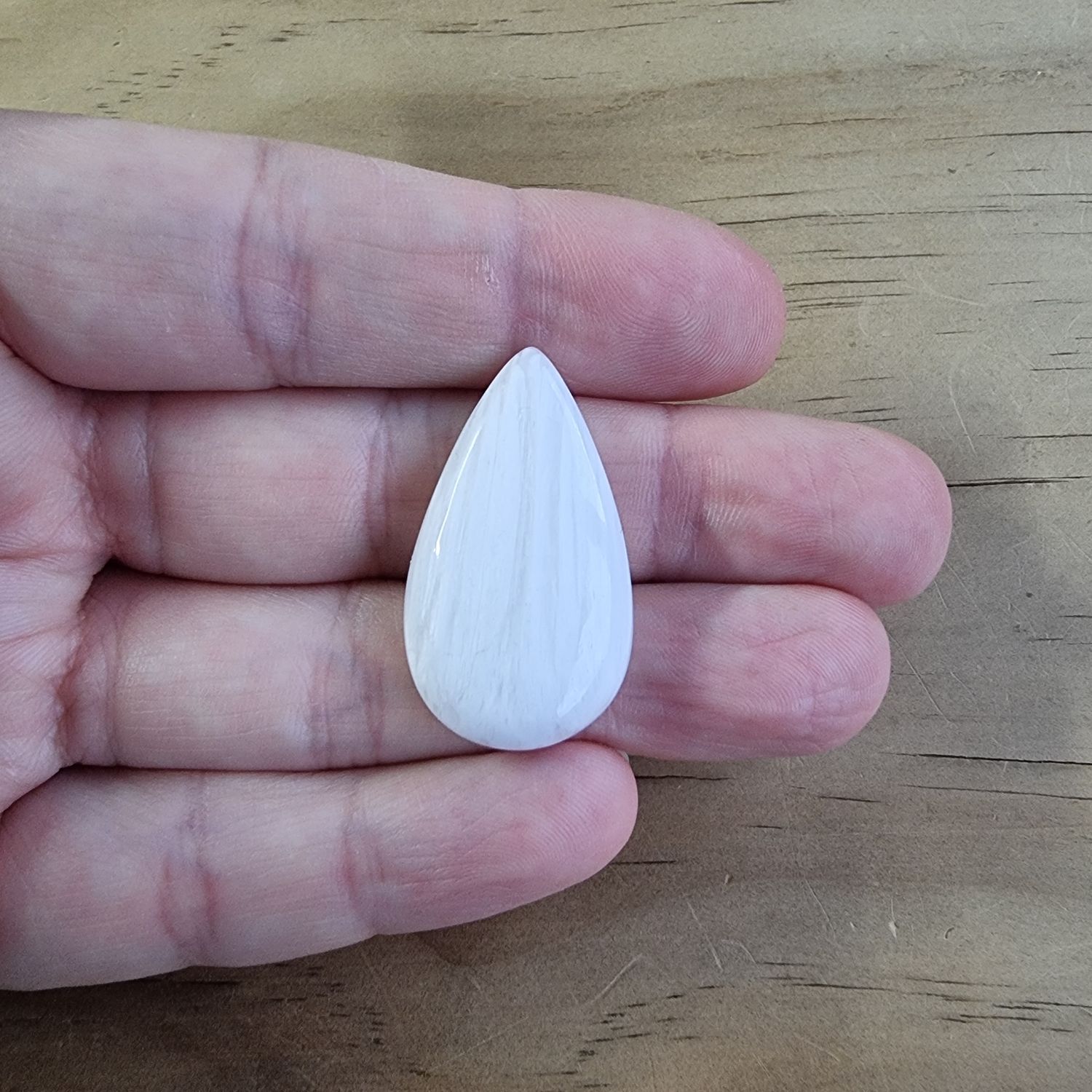 Scolecite Cabochon / Pendant for jewelry making or diy craft projects 5.8gr