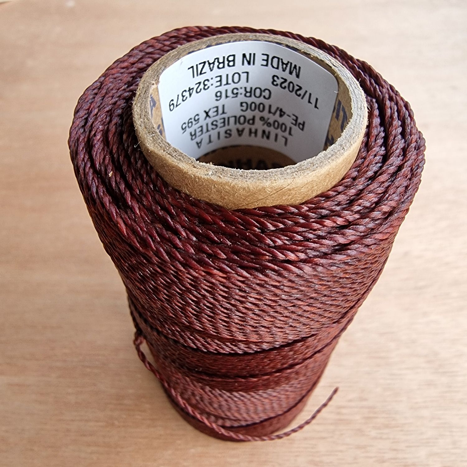 Cor #516 1mm Waxed Linhasita Thread 170m Spool