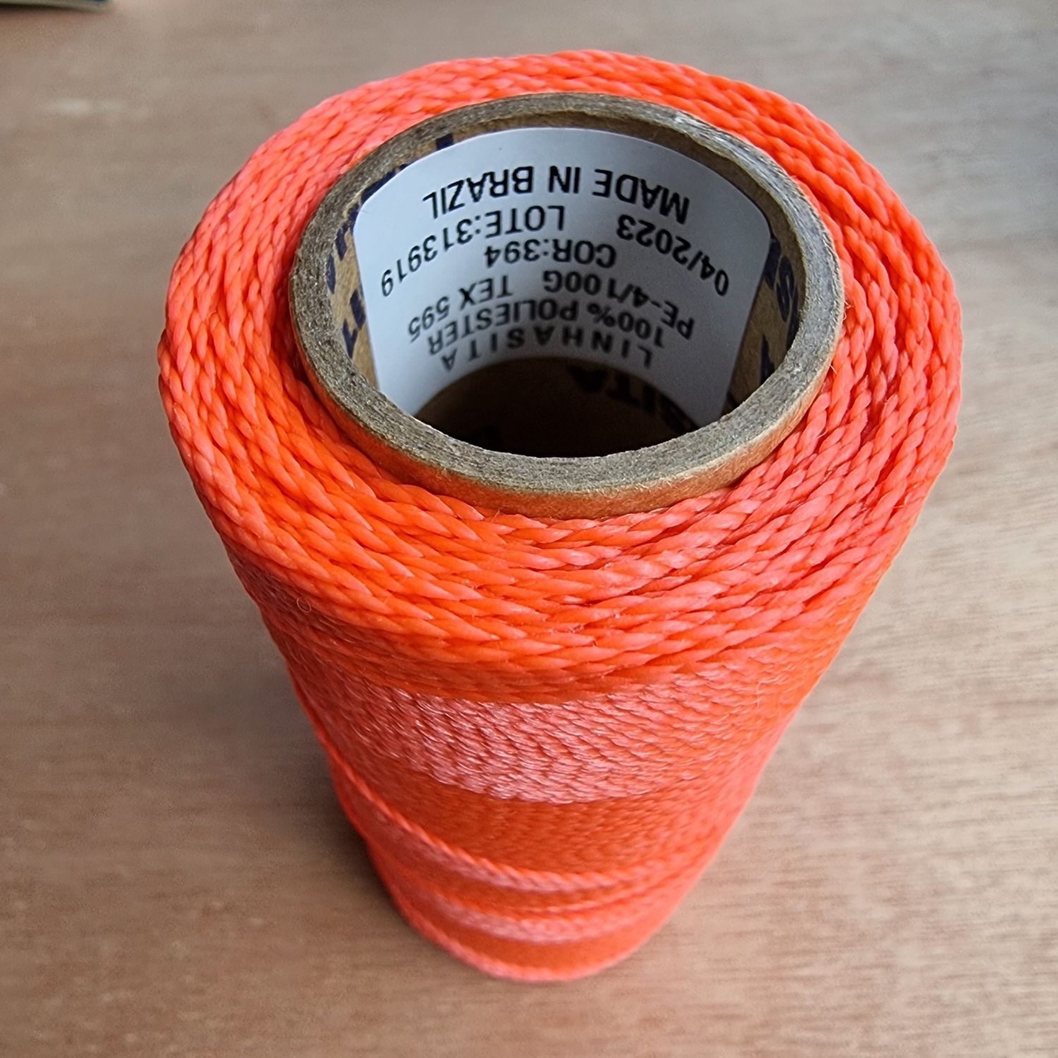 Cor #394 1mm Waxed Linhasita Thread 170m Spool