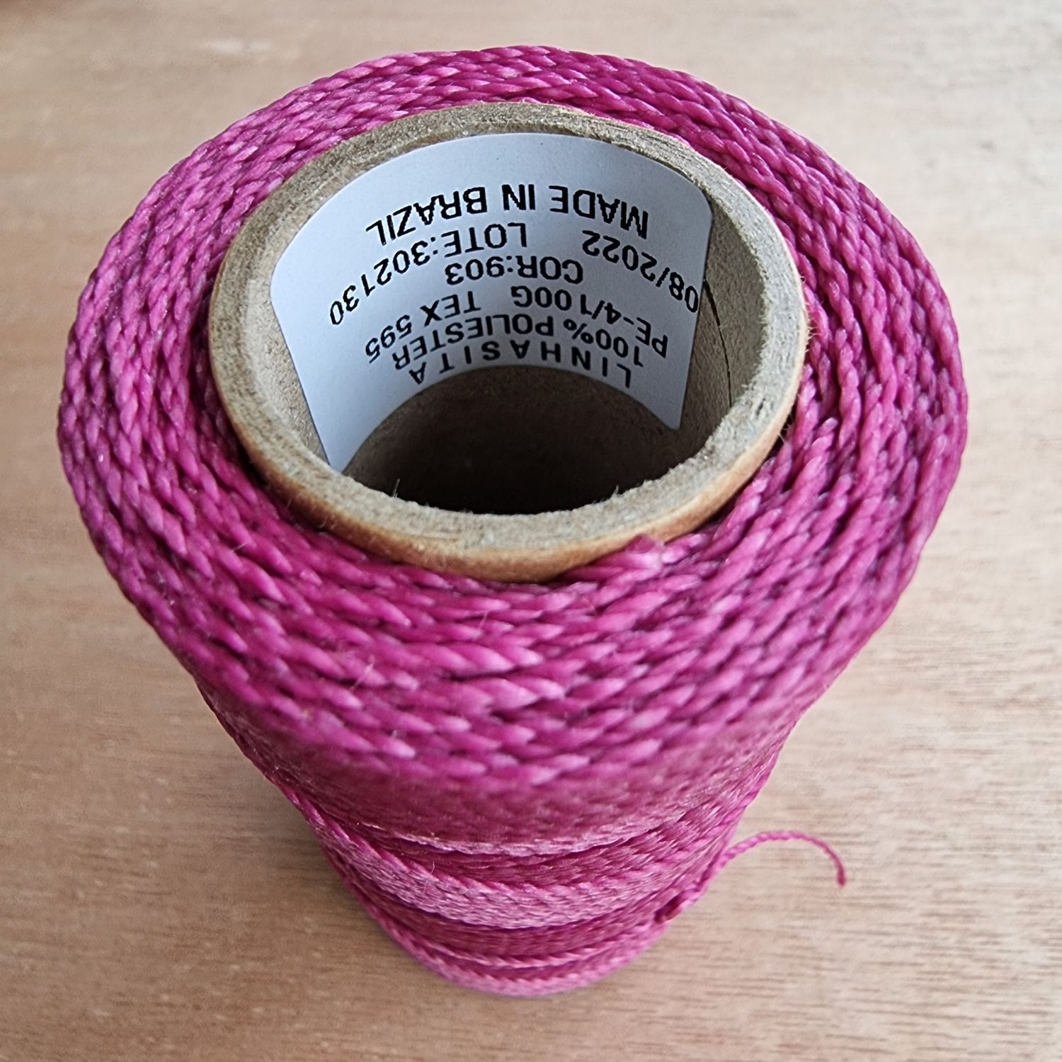 Cor #903 1mm Waxed Linhasita Thread 170m Spool