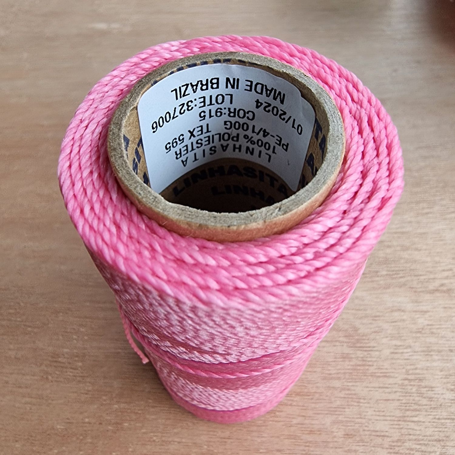 Cor #915 1mm Waxed Linhasita Thread 170m Spool