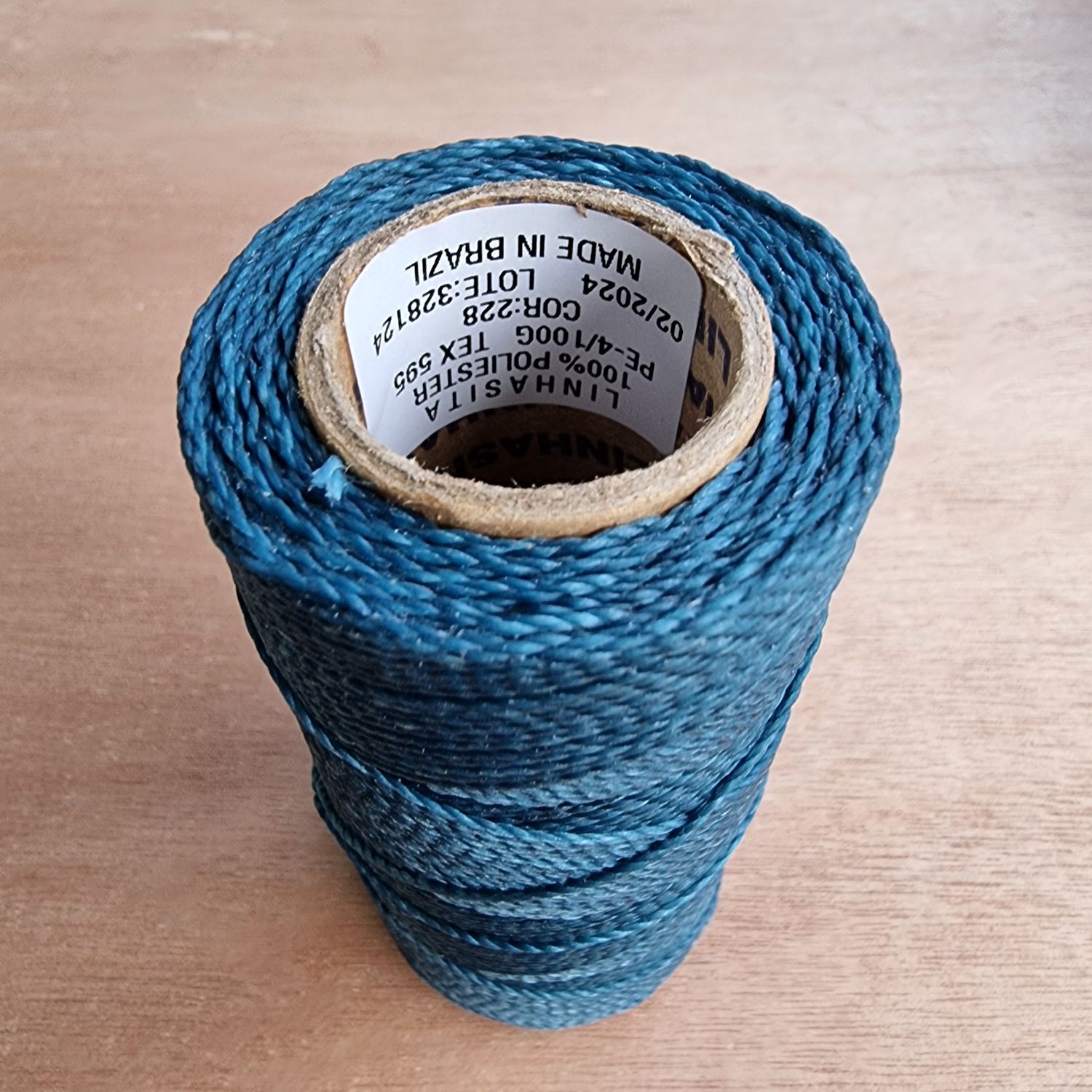 Cor #228 1mm Waxed Linhasita Thread 170m Spool