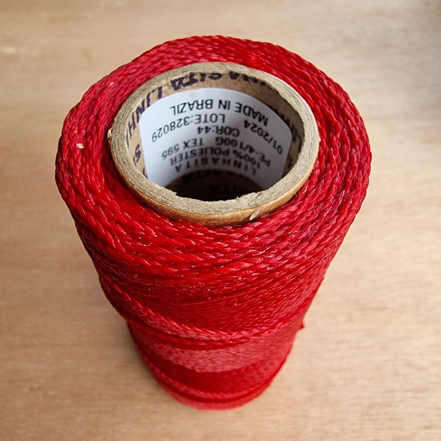 Cor #44 1mm Waxed Linhasita Thread 170m Spool