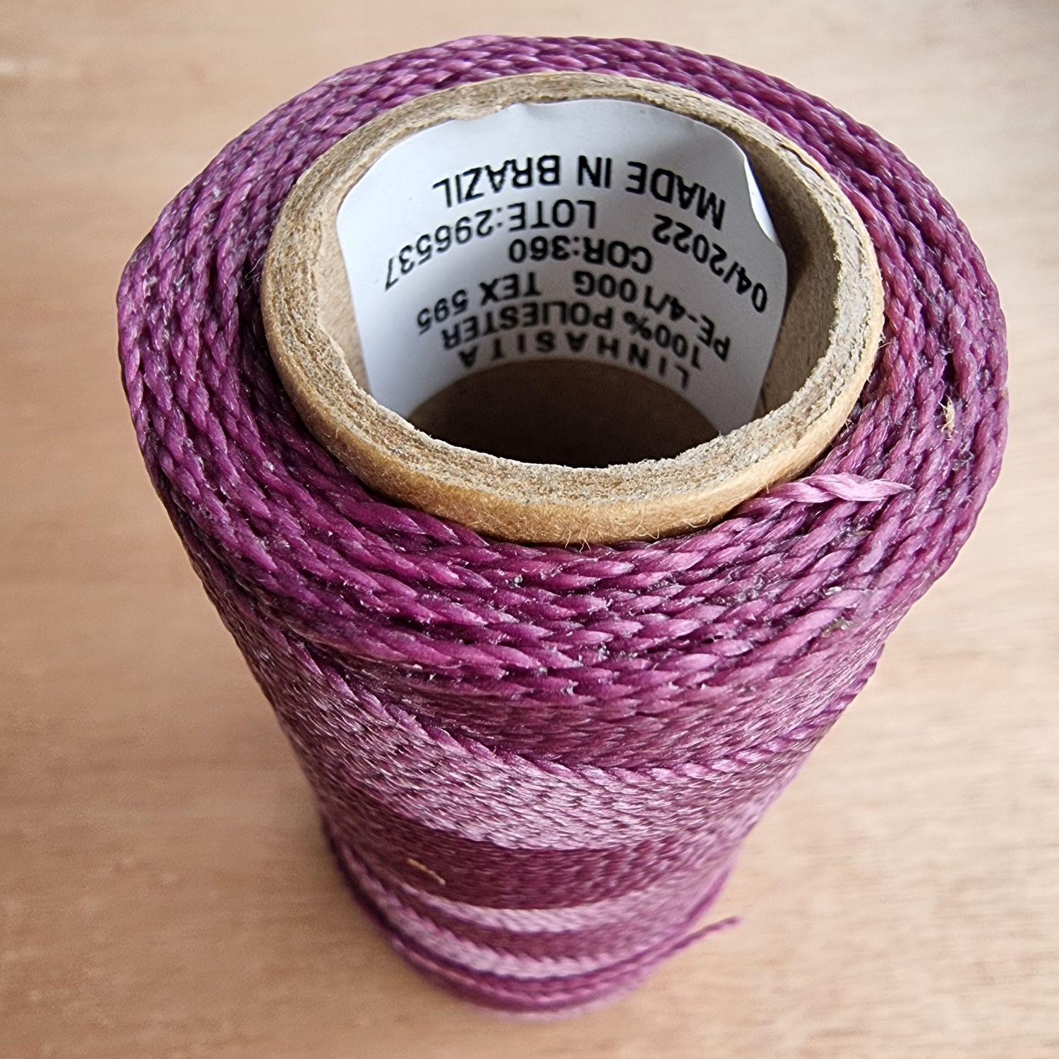 Cor #360 1mm Waxed Linhasita Thread 170m Spool