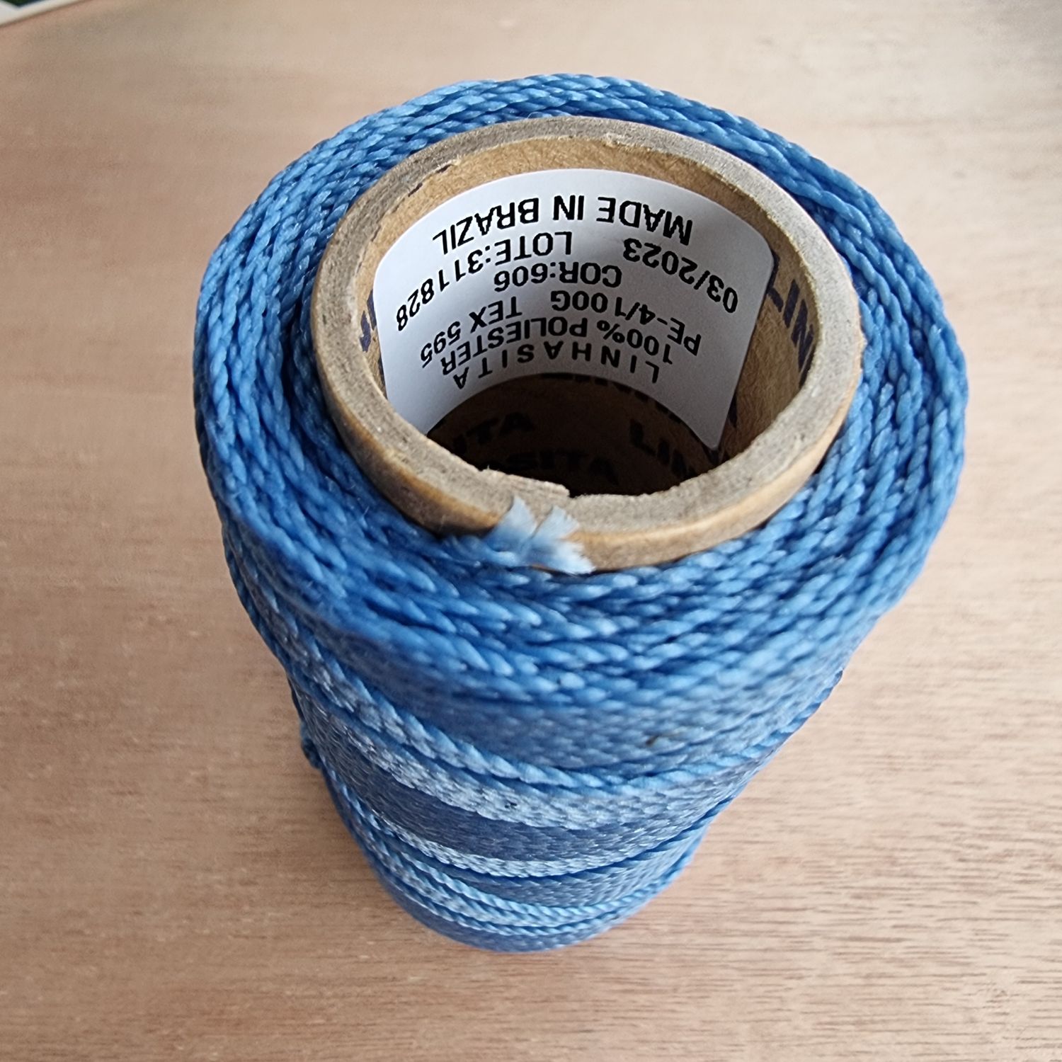 Cor #606 1mm Waxed Linhasita Thread 170m Spool