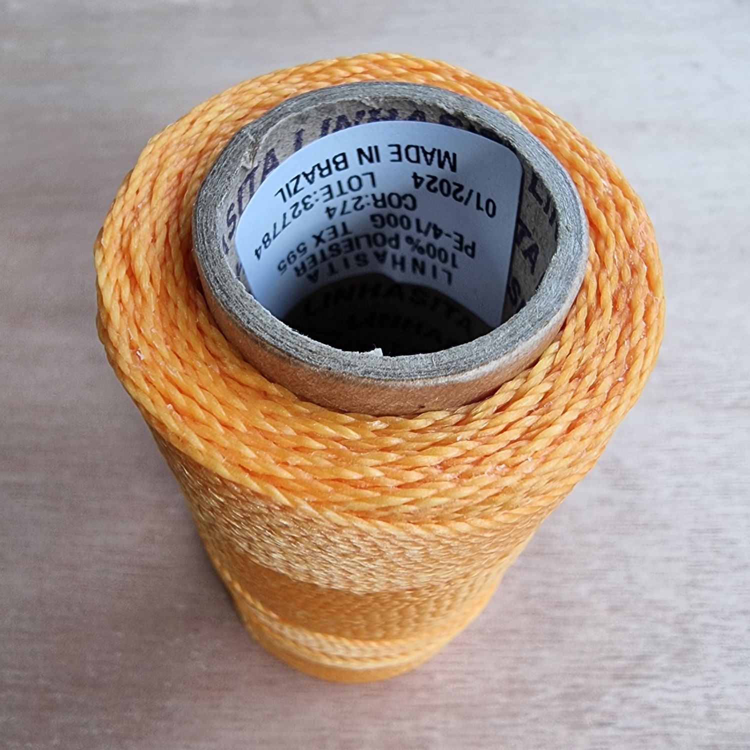 Cor #274 1mm Waxed Linhasita Thread 170m Spool