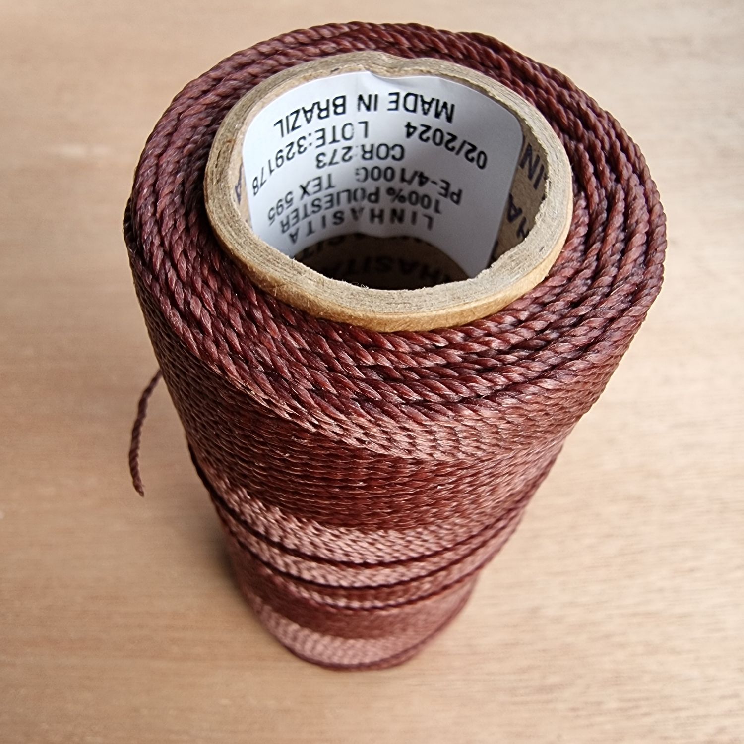 Cor #273 1mm Waxed Linhasita Thread 170m Spool