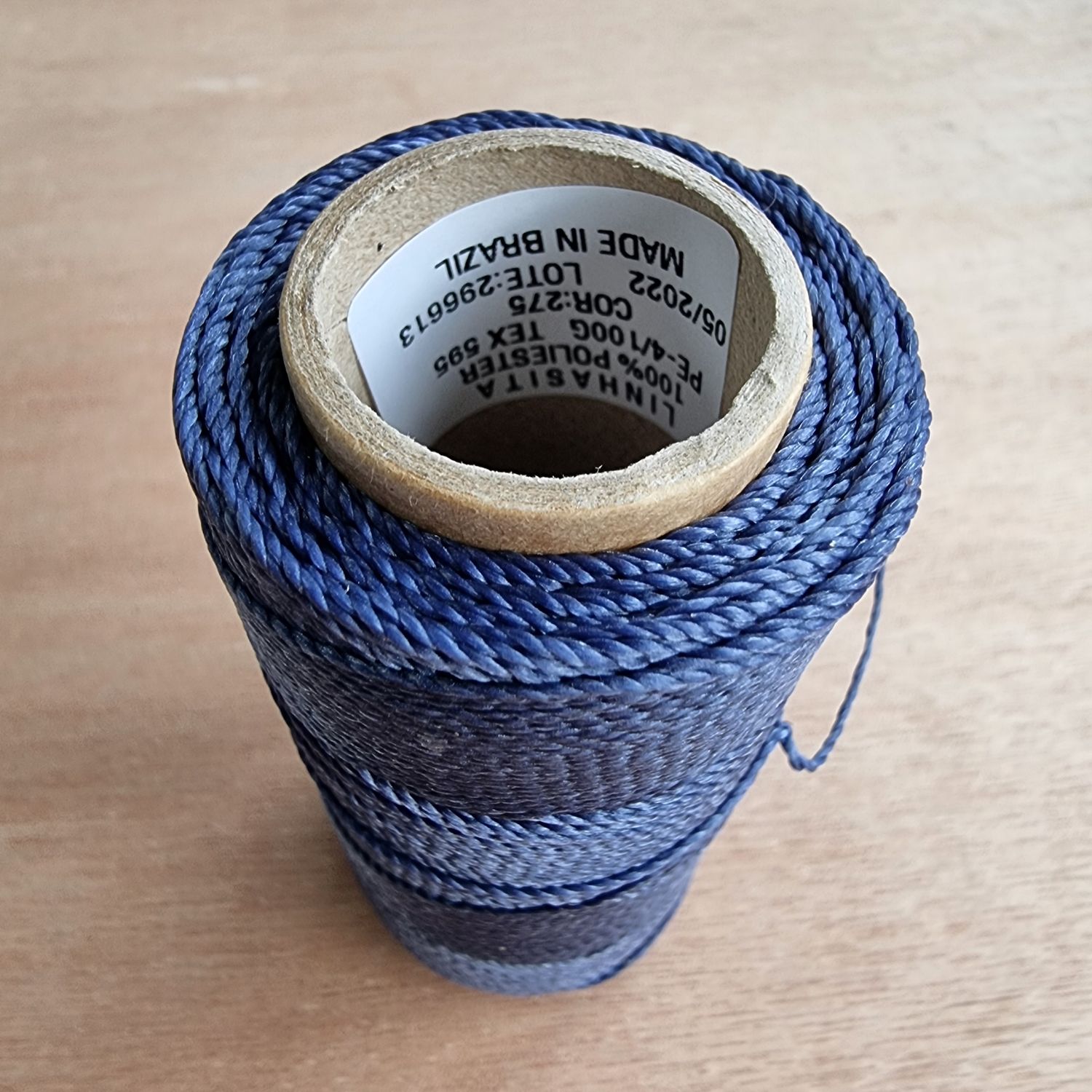 Cor #275 1mm Waxed Linhasita Thread 170m Spool