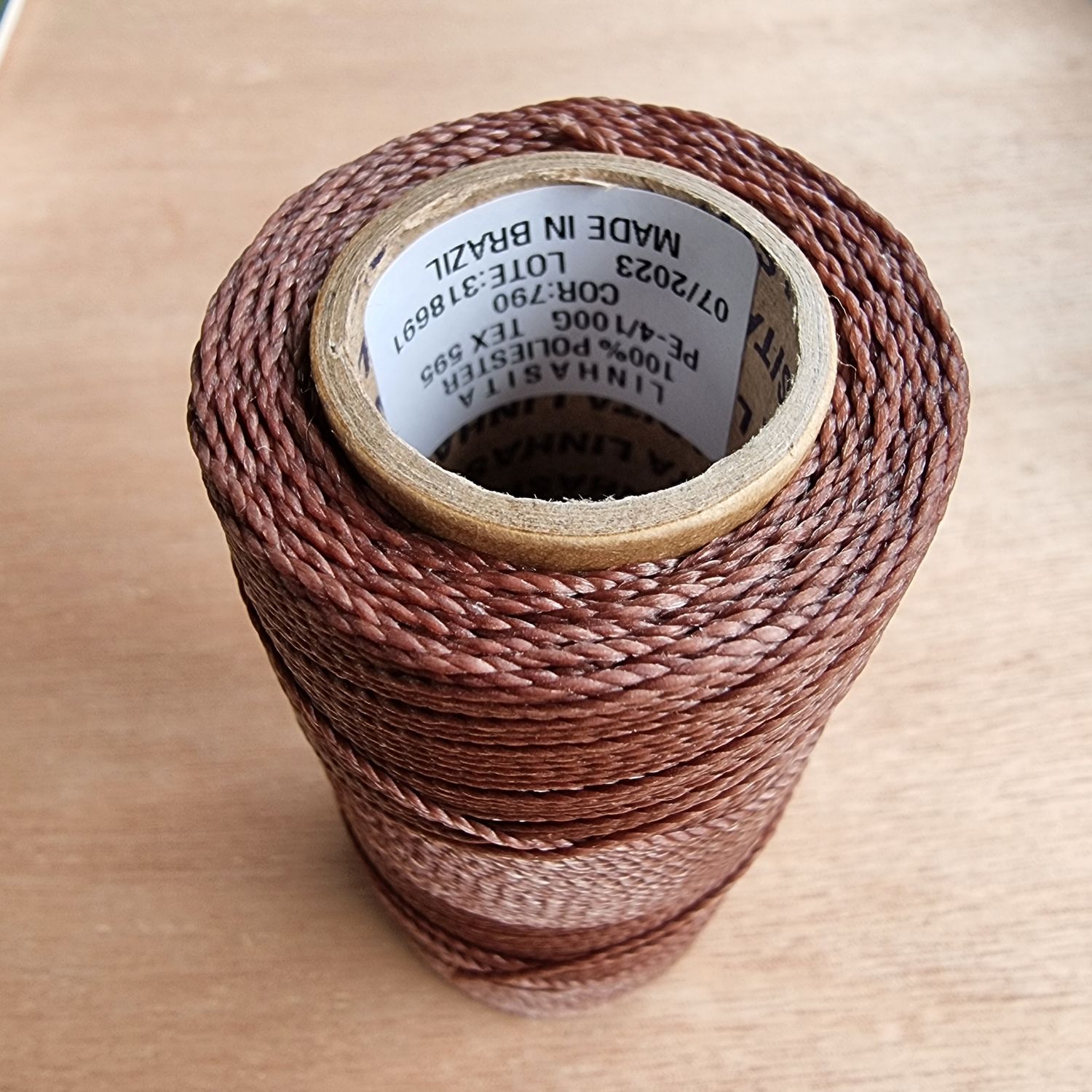 Cor #790 1mm Waxed Linhasita Thread 170m Spool