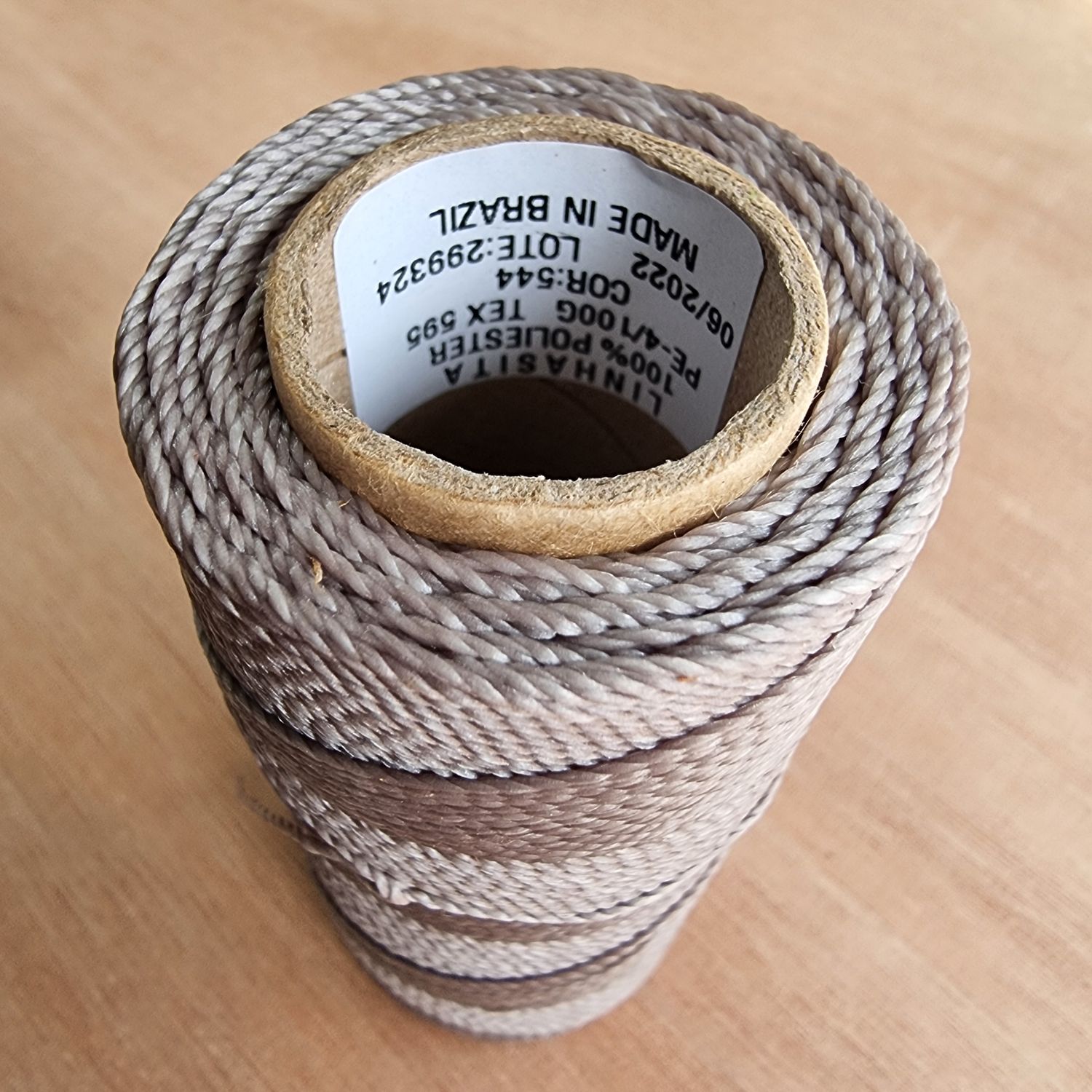 Cor #544 1mm Waxed Linhasita Thread 170m Spool