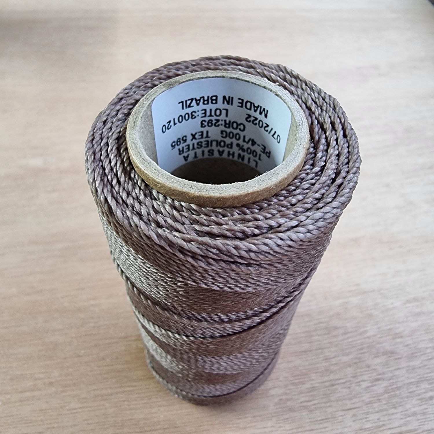 Cor #293 1mm Waxed Linhasita Thread 170m Spool
