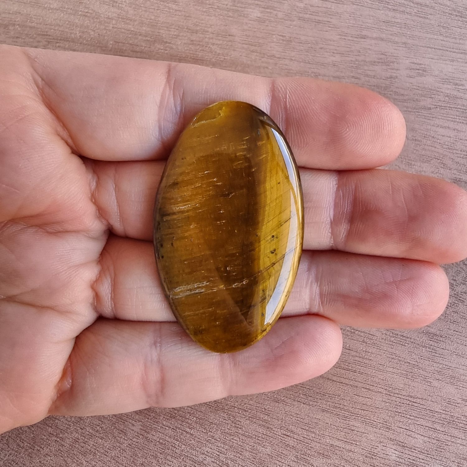 Tiger Eye Cabochon / Pendant for jewelry making or diy craft projects 14.7gr