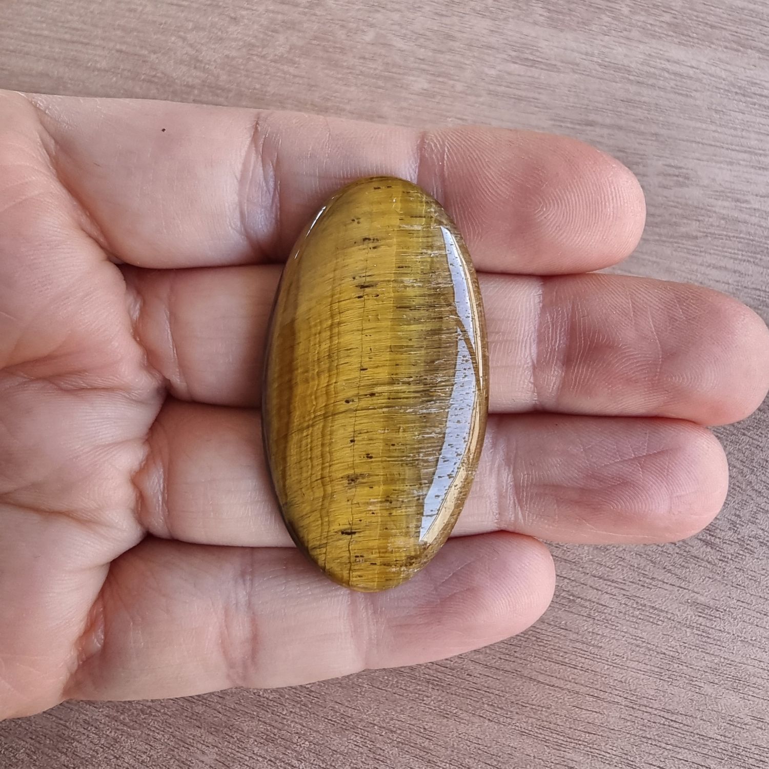 Tiger Eye Cabochon / Pendant for jewelry making or diy craft projects 14.5gr