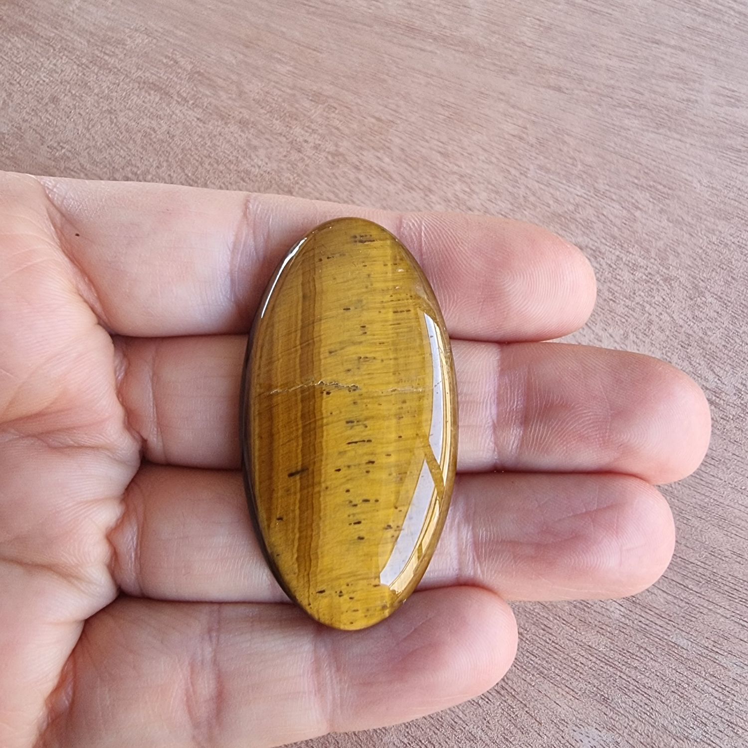 Tiger Eye Cabochon / Pendant for jewelry making or diy craft projects 16.6gr
