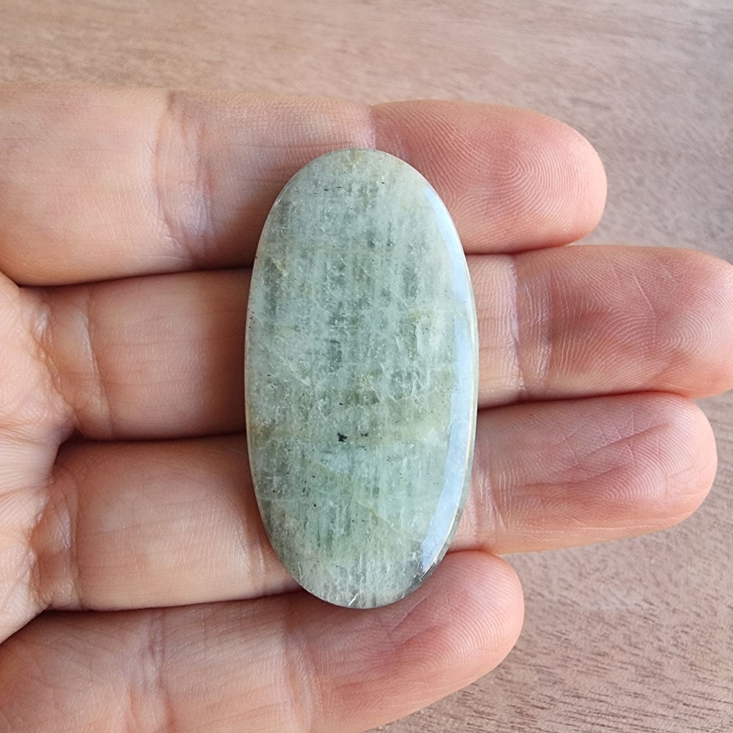 Aquamarine Cabochon / Pendant for jewelry making or diy craft projects 12.1gr