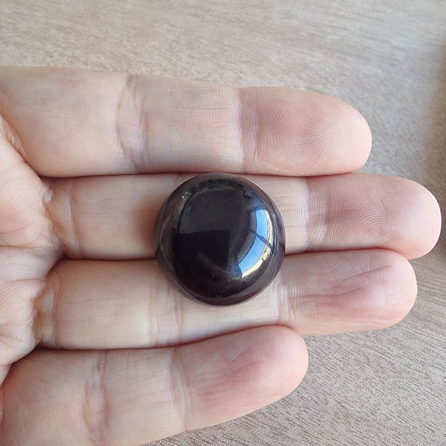 Star Garnet Cabochon / Pendant for jewelry making or diy craft projects 17gr