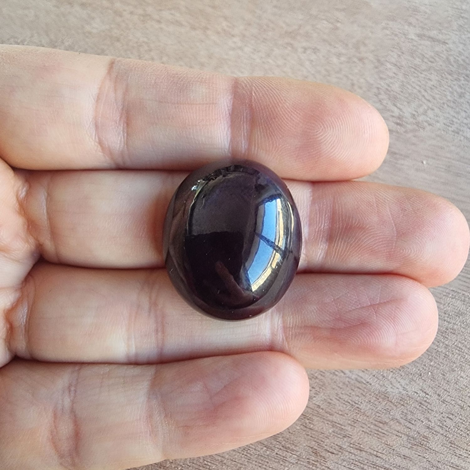 Star Garnet Cabochon / Pendant for jewelry making or diy craft projects 16.5gr
