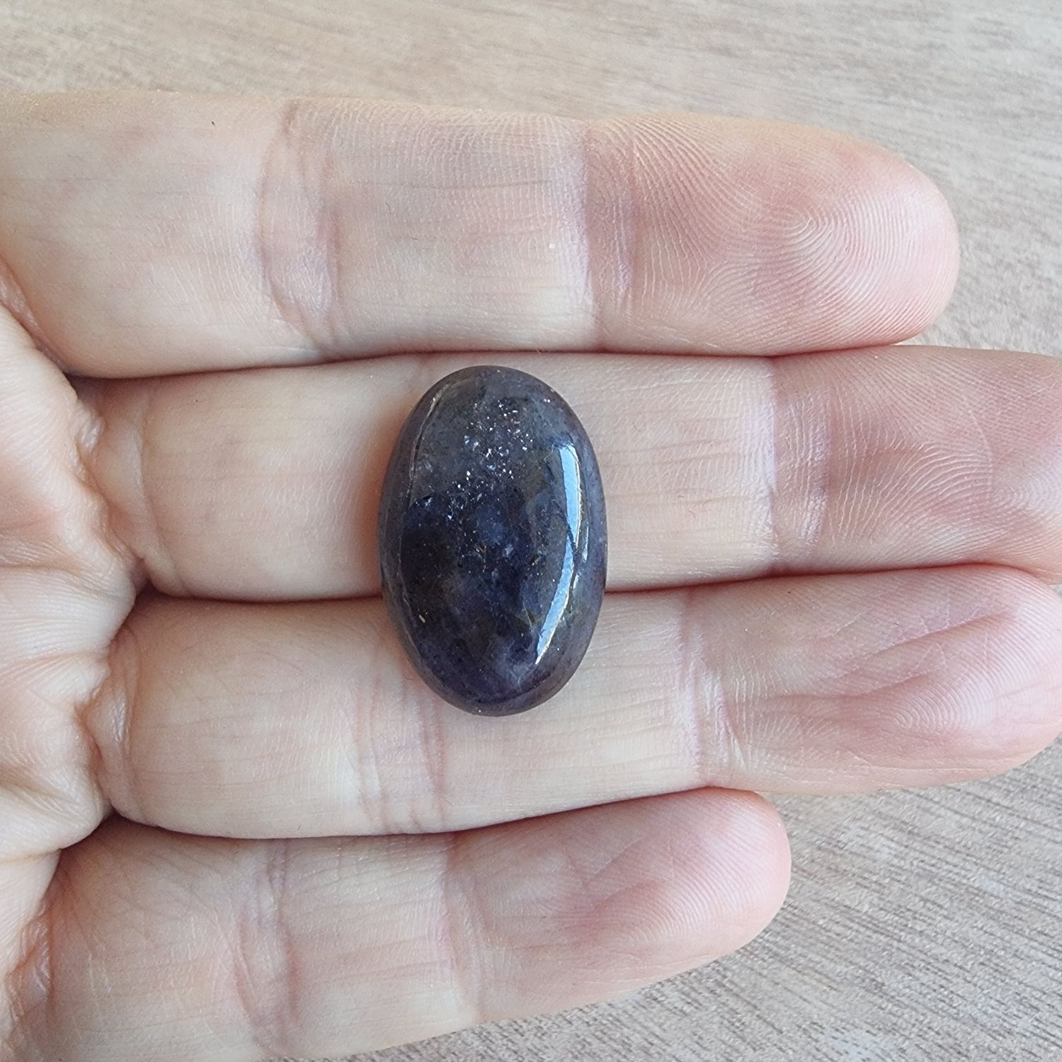 Iolite Cabochon / Pendant for jewelry making or diy craft projects 3.5gr