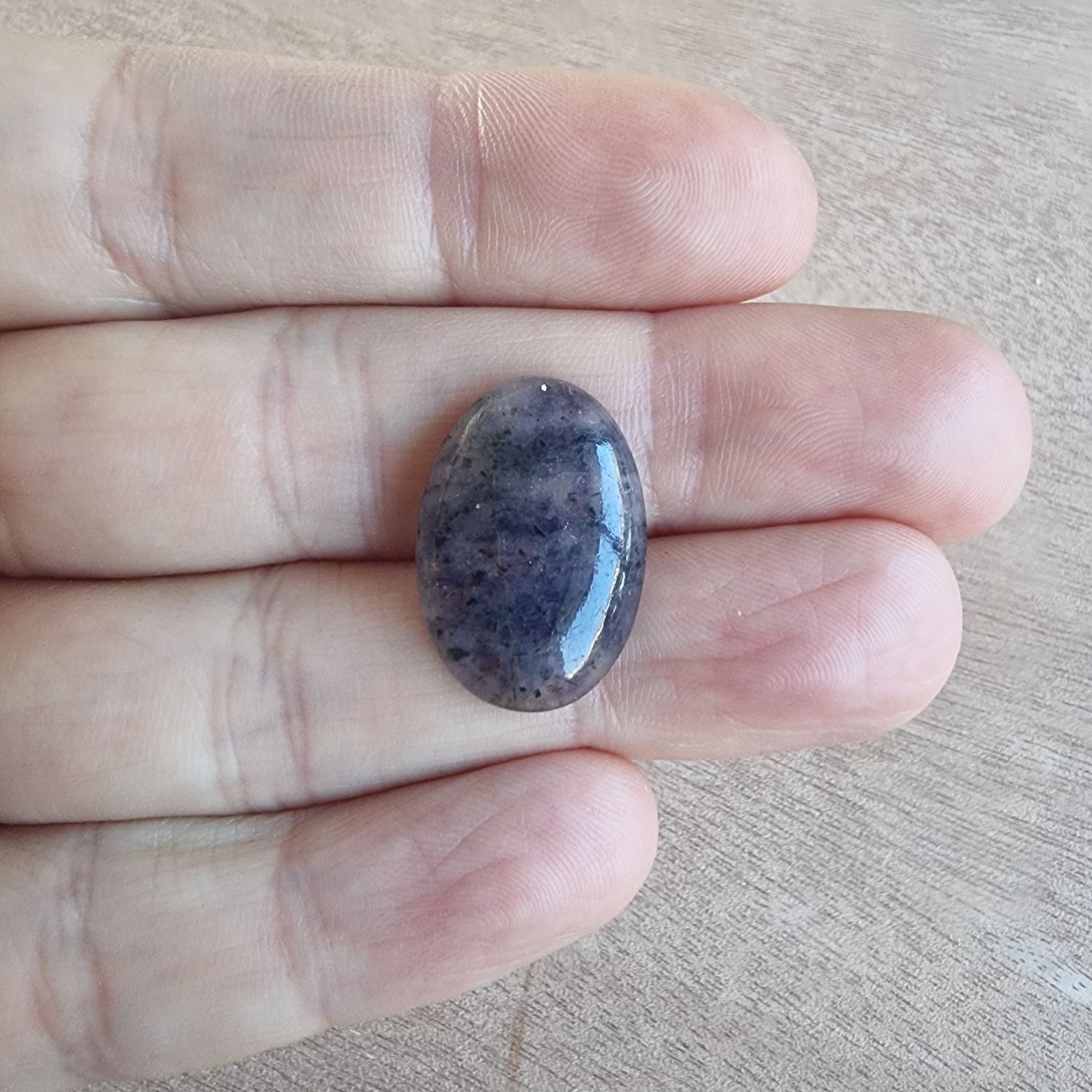 Iolite Cabochon / Pendant for jewelry making or diy craft projects 2.5gr