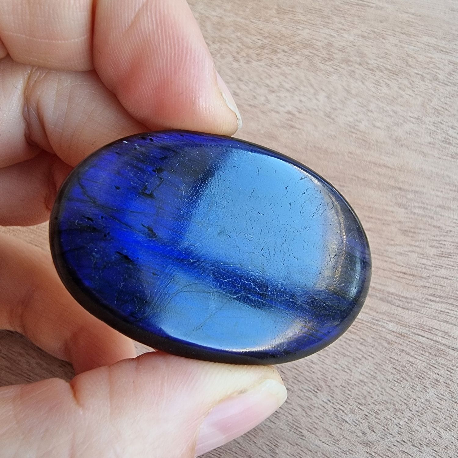 Blue Labradorite Cabochon / Pendant for jewelry making or diy craft projects 19.7gr