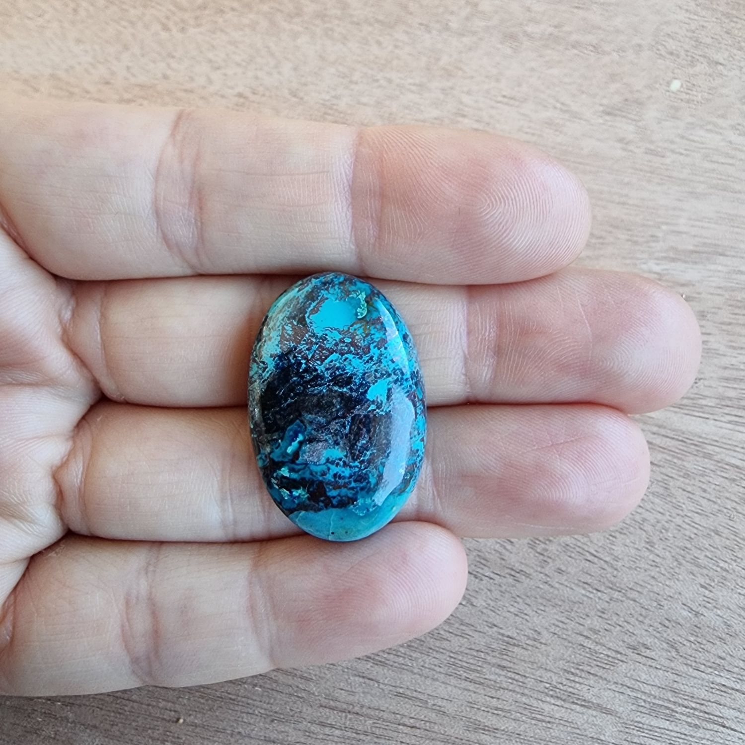 Shattuckite AAA Cabochon / Pendant for jewelry making or diy craft projects 8.6gr