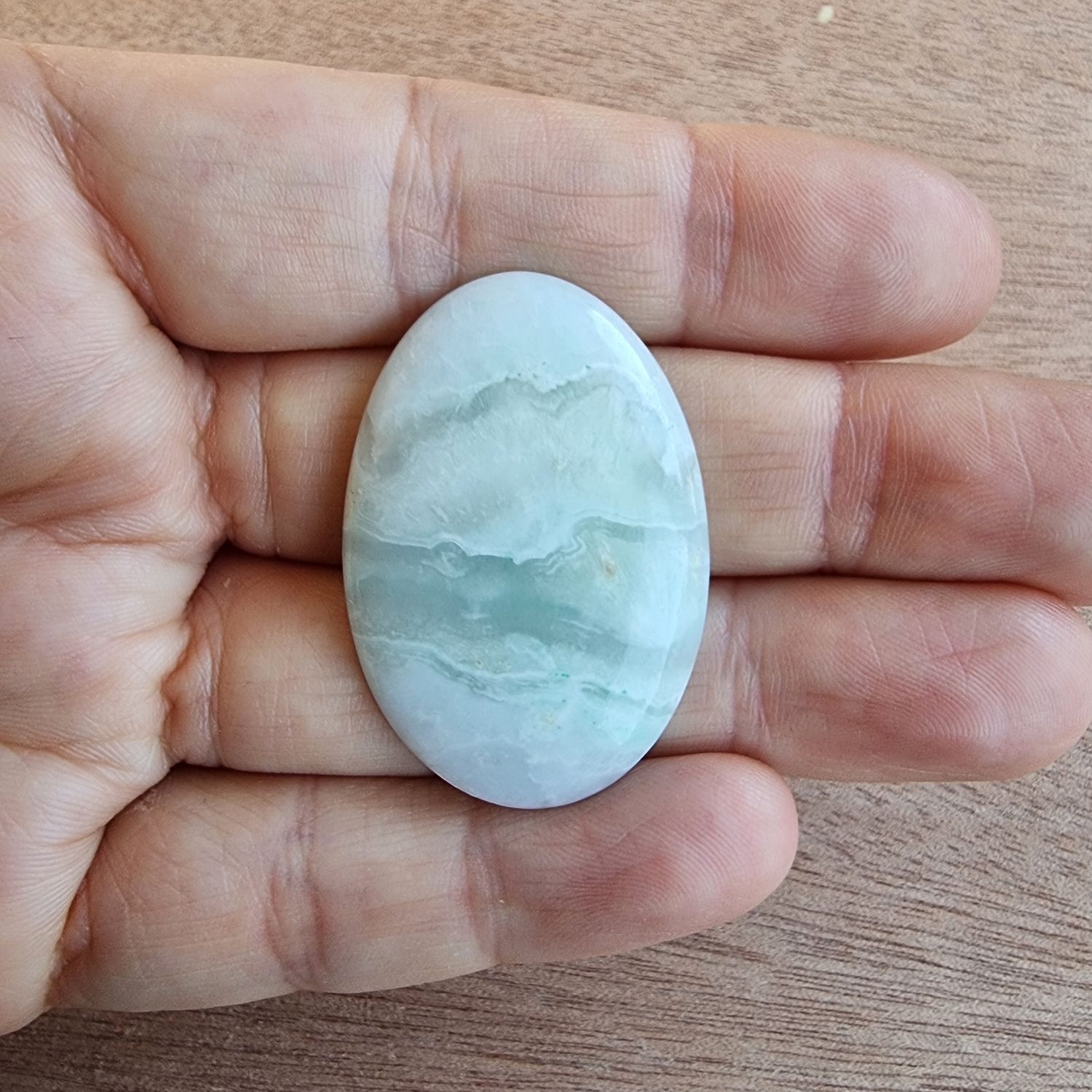 Caribbean Calcite Cabochon / Pendant for jewelry making or diy craft projects 9.6gr