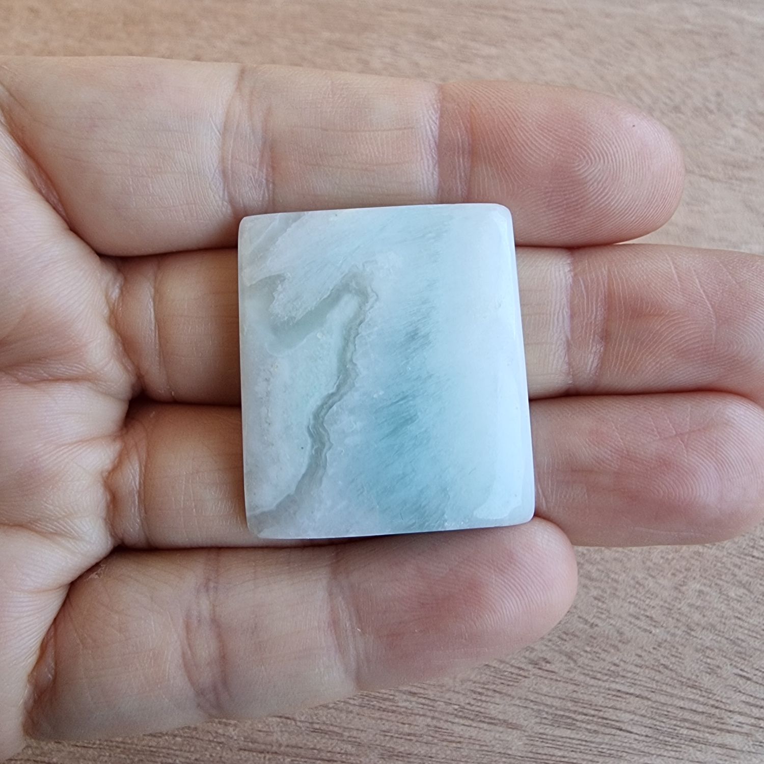 Caribbean Calcite Cabochon / Pendant for jewelry making or diy craft projects 13.3gr