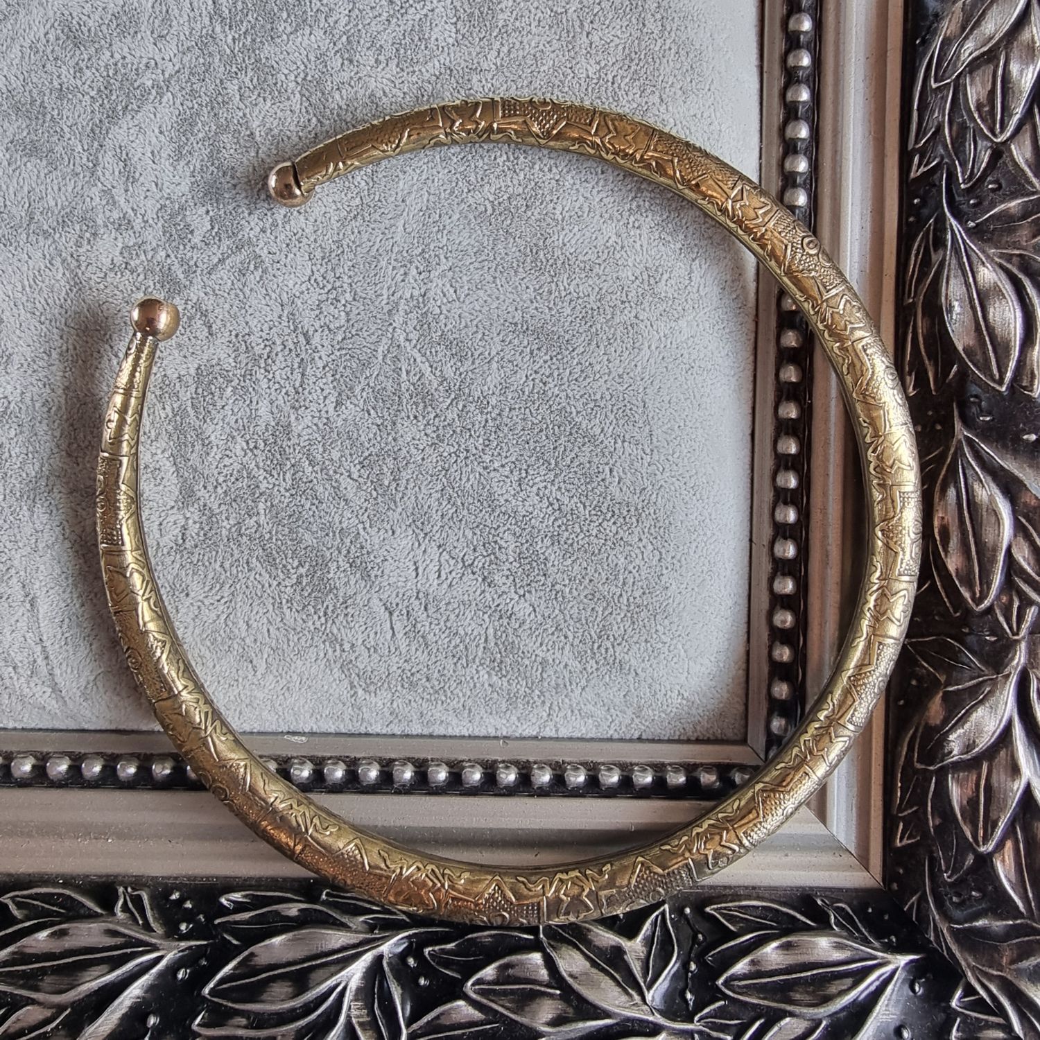 Brass Choker - Mandala