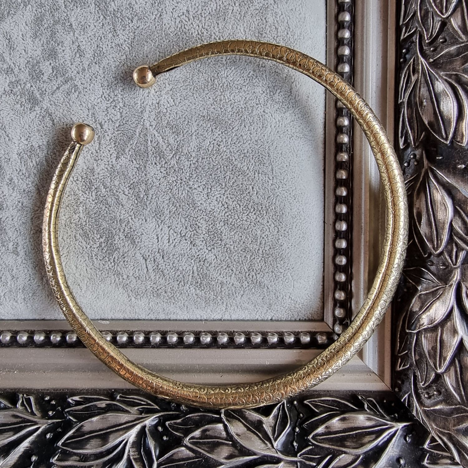 Brass Choker - Snakeskin 
