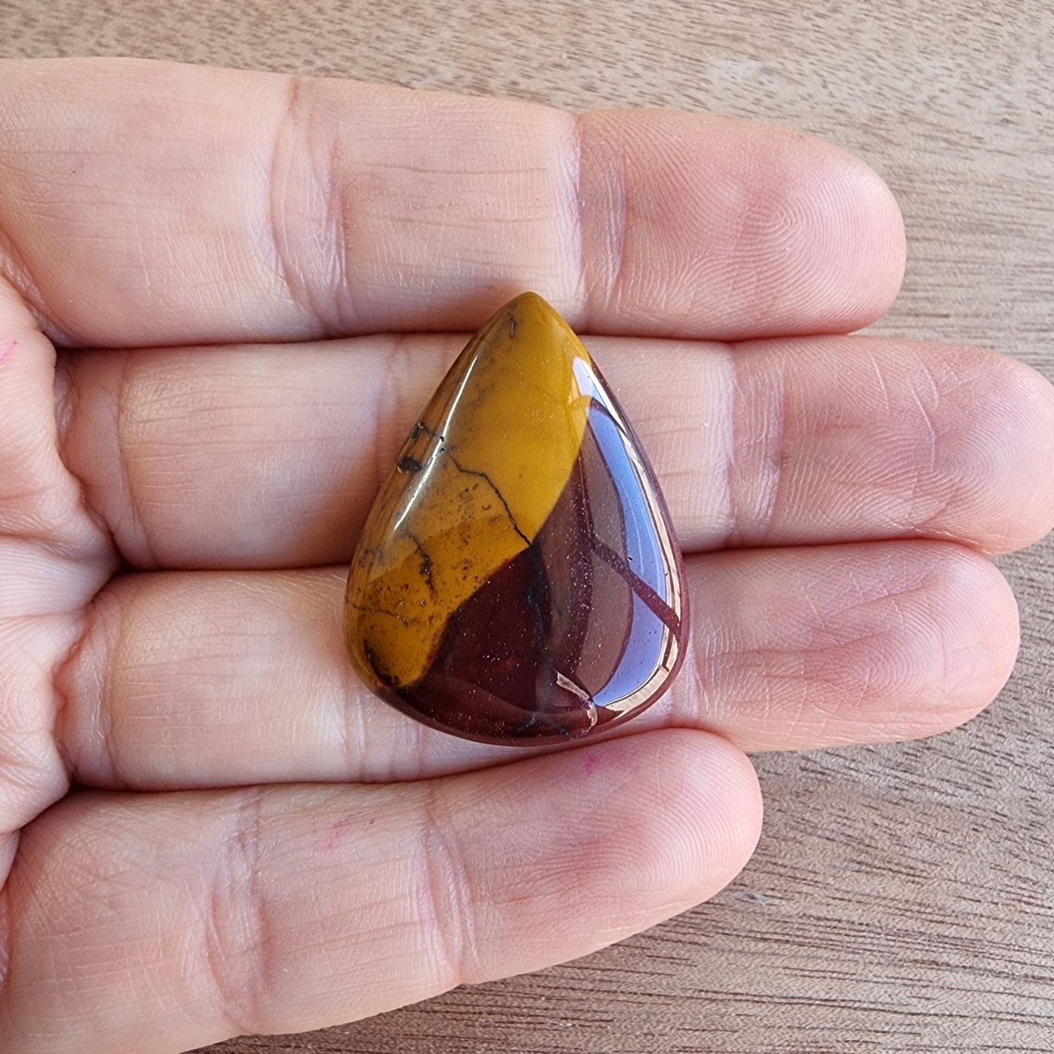 Mookaite Jasper Cabochon / Pendant for jewelry making or diy craft projects 7.5gr