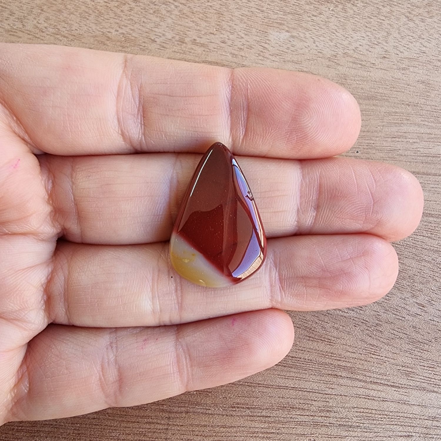 Mookaite Jasper Cabochon / Pendant for jewelry making or diy craft projects 4.5gr