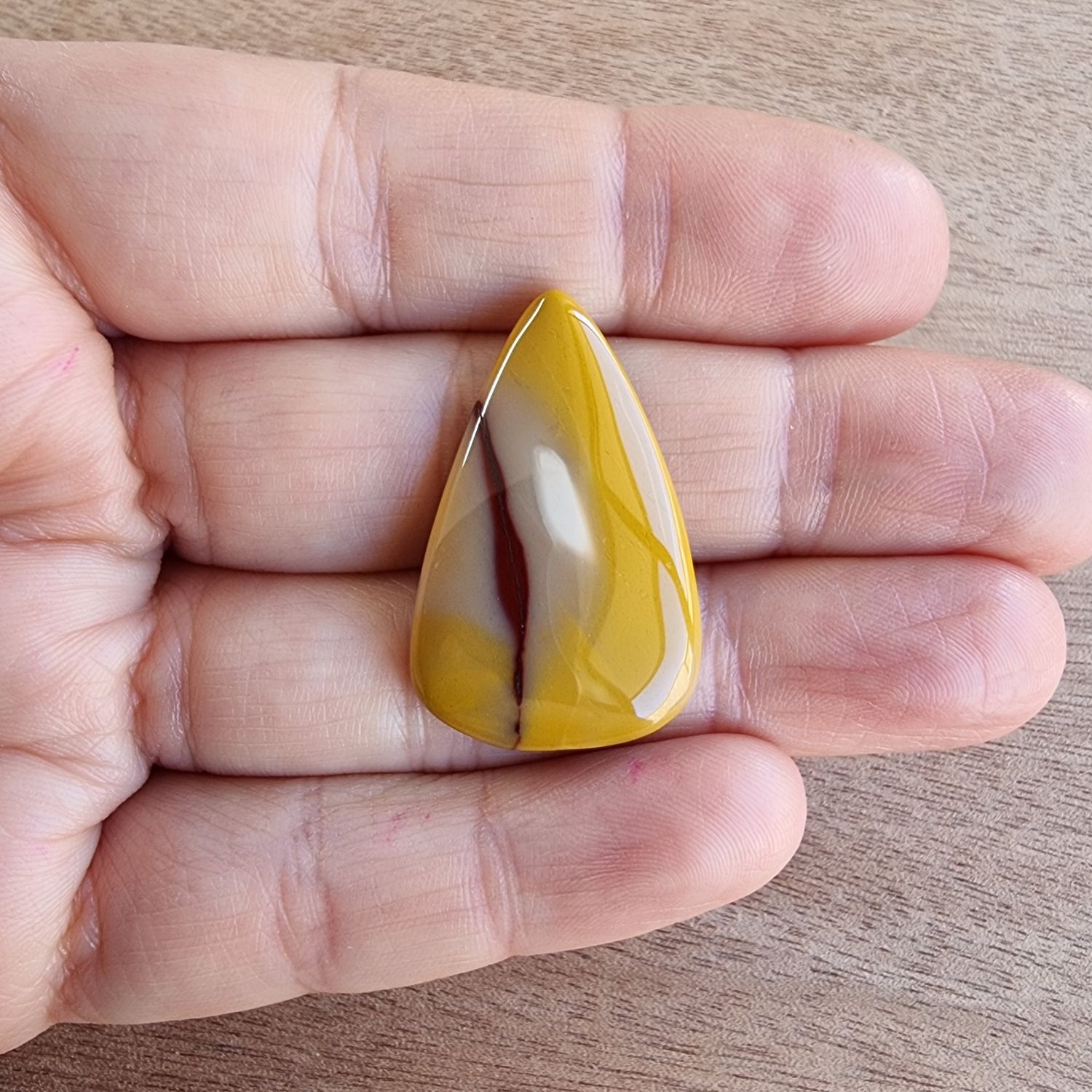 Mookaite Jasper Cabochon / Pendant for jewelry making or diy craft projects 5.3gr