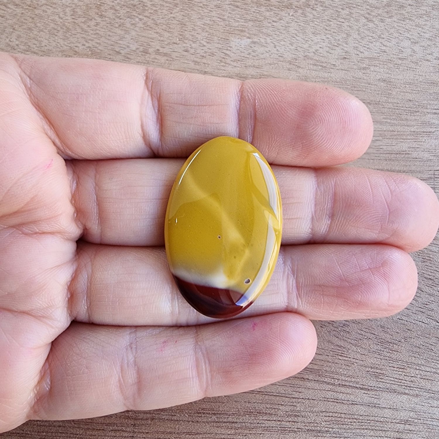 Mookaite Jasper Cabochon / Pendant for jewelry making or diy craft projects 6.3gr