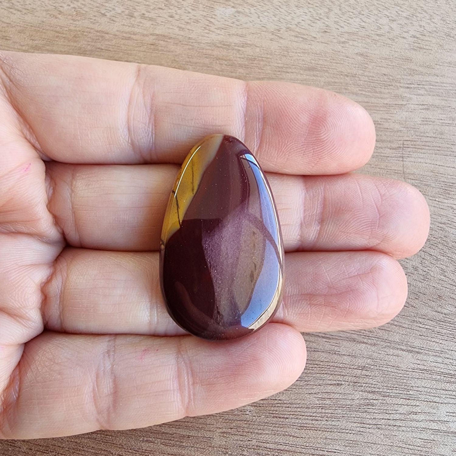 Mookaite Jasper Cabochon / Pendant for jewelry making or diy craft projects 11.2gr