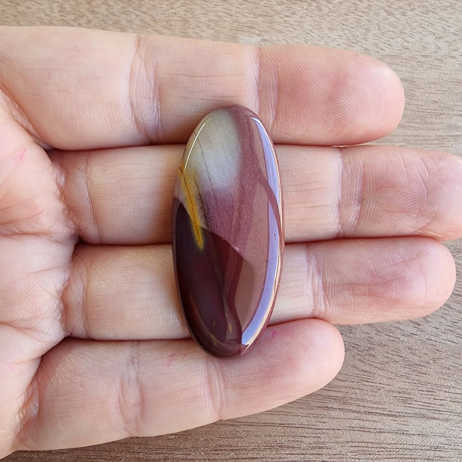 Mookaite Jasper Cabochon / Pendant for jewelry making or diy craft projects 8.3gr