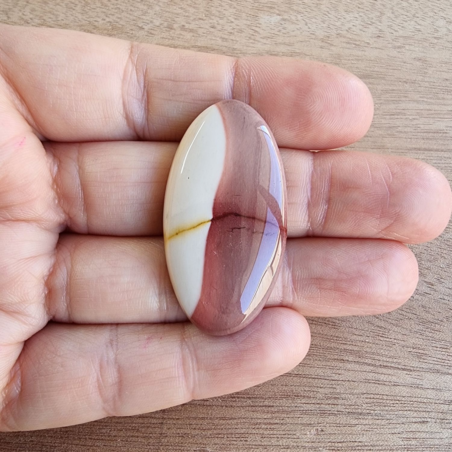 Mookaite Jasper Cabochon / Pendant for jewelry making or diy craft projects 12.6gr