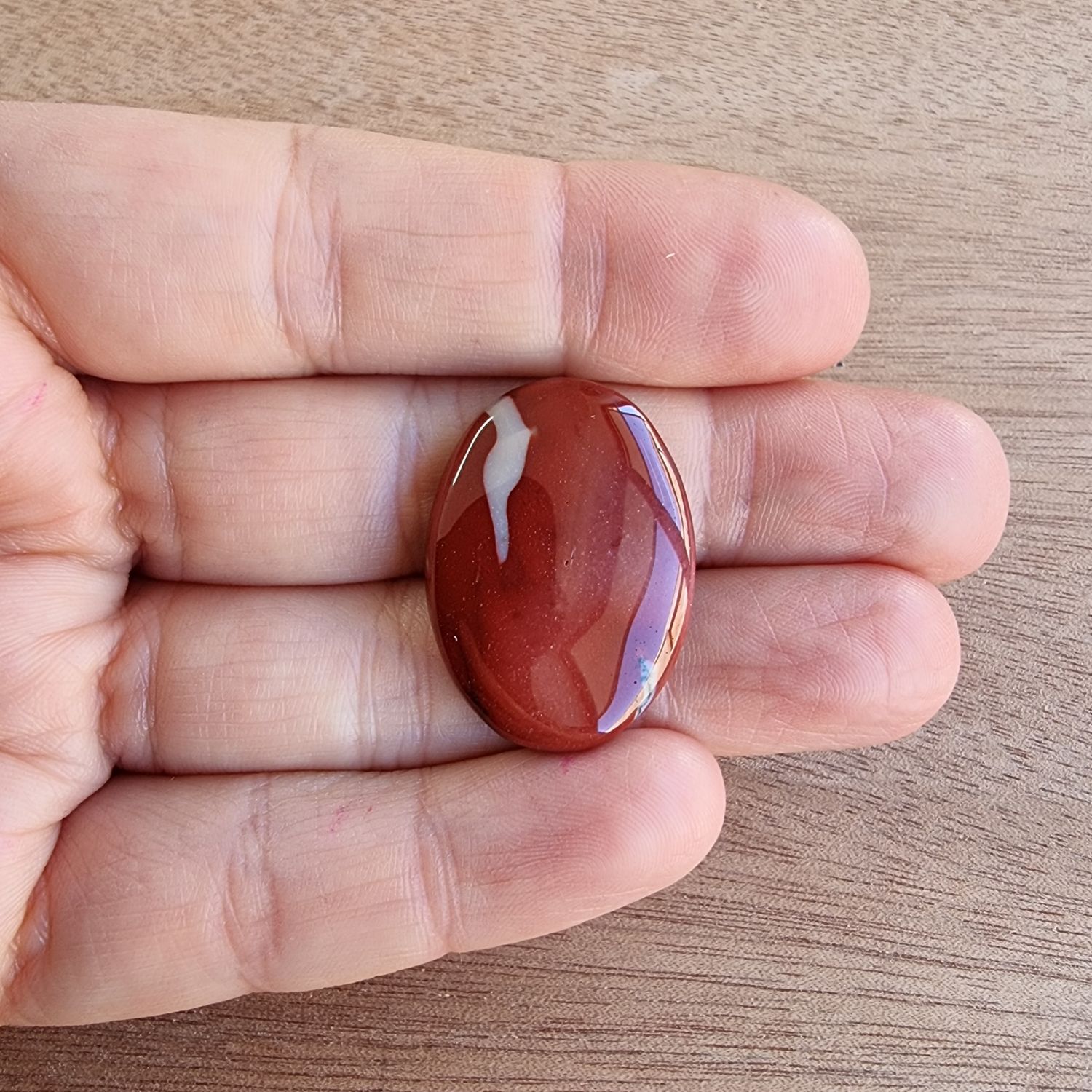 Mookaite Jasper Cabochon / Pendant for jewelry making or diy craft projects 5.8gr