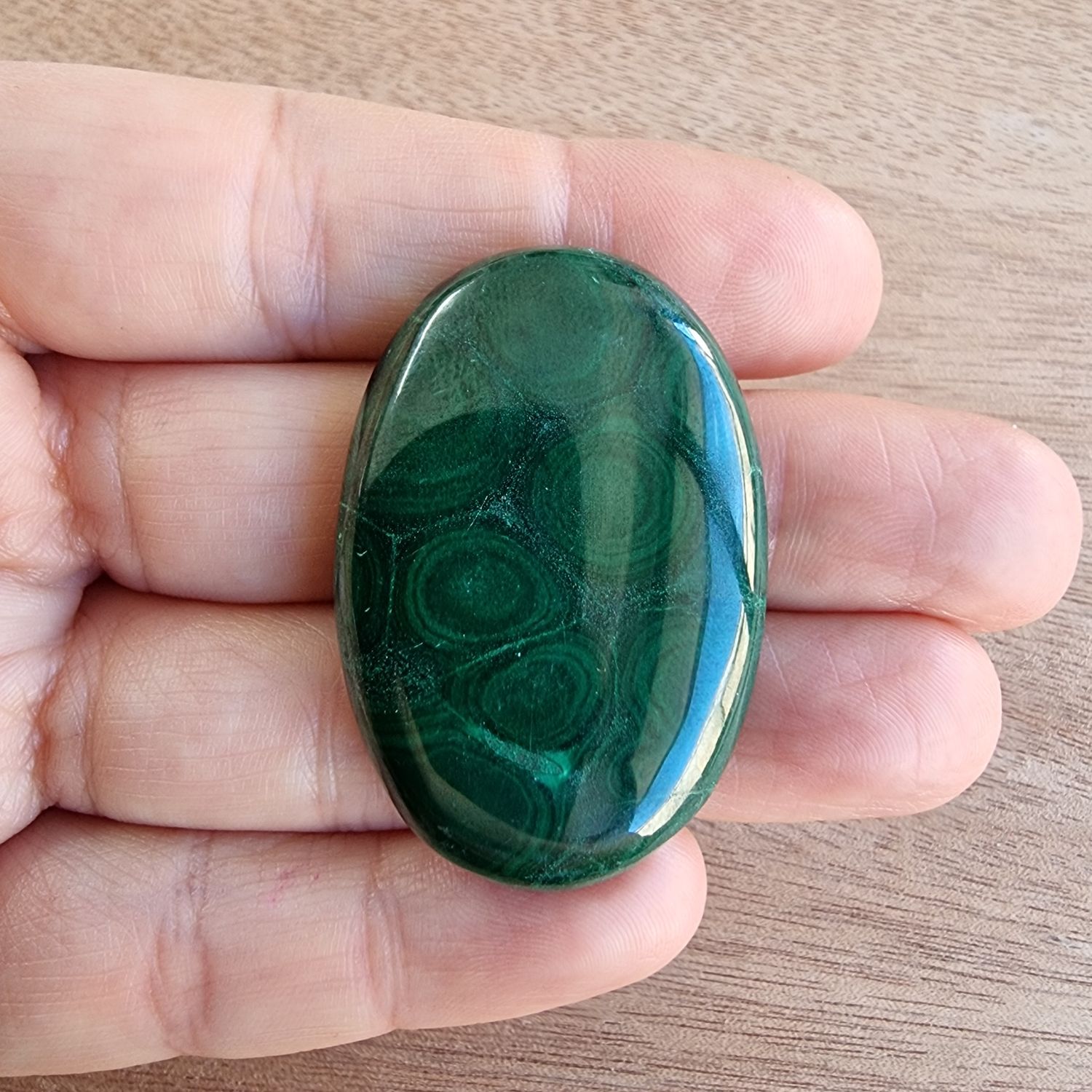 Malachite Cabochon / Pendant for jewelry making or diy craft projects 27.2gr