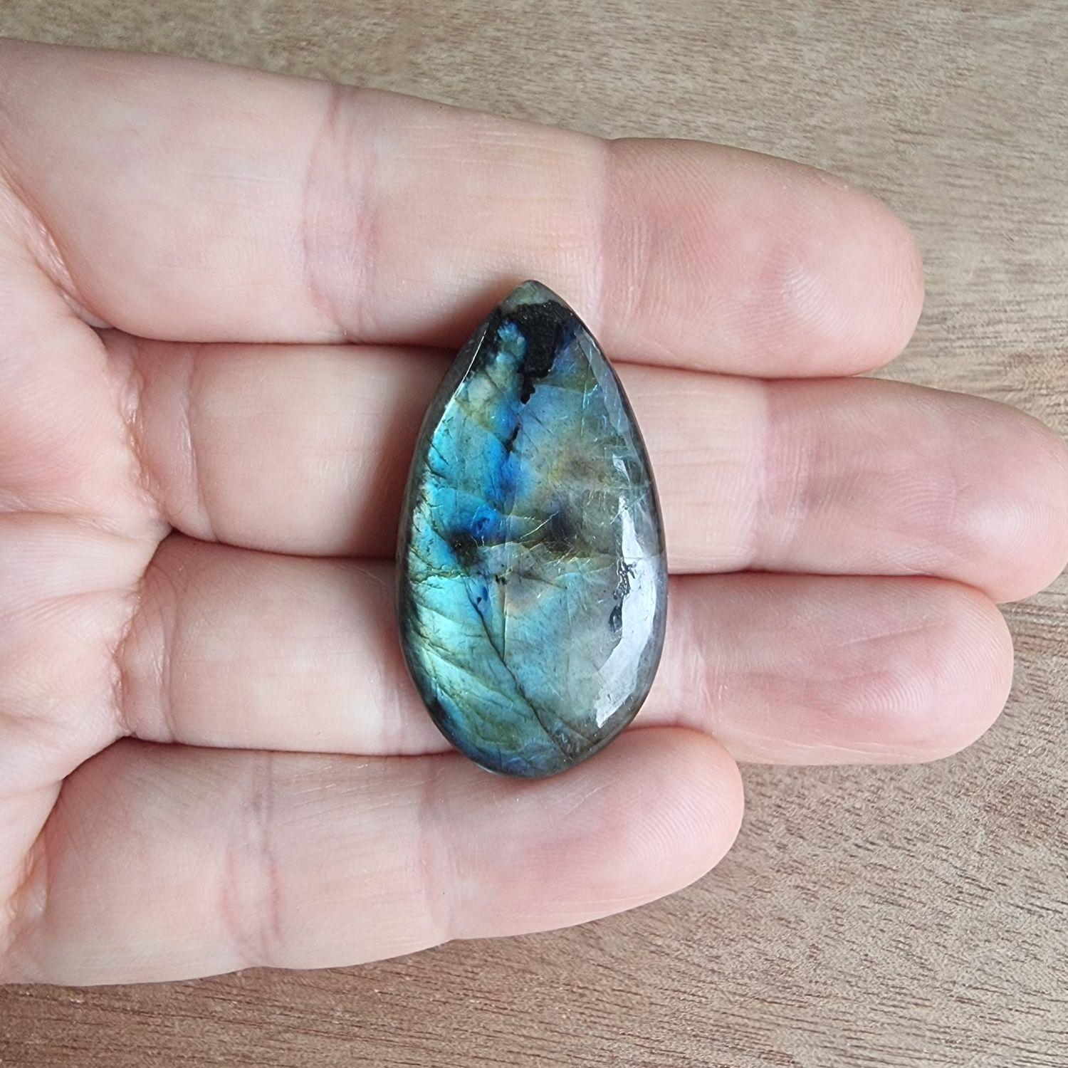 Labradorite Cabochon / Pendant for jewelry making or diy craft projects 9.2gr